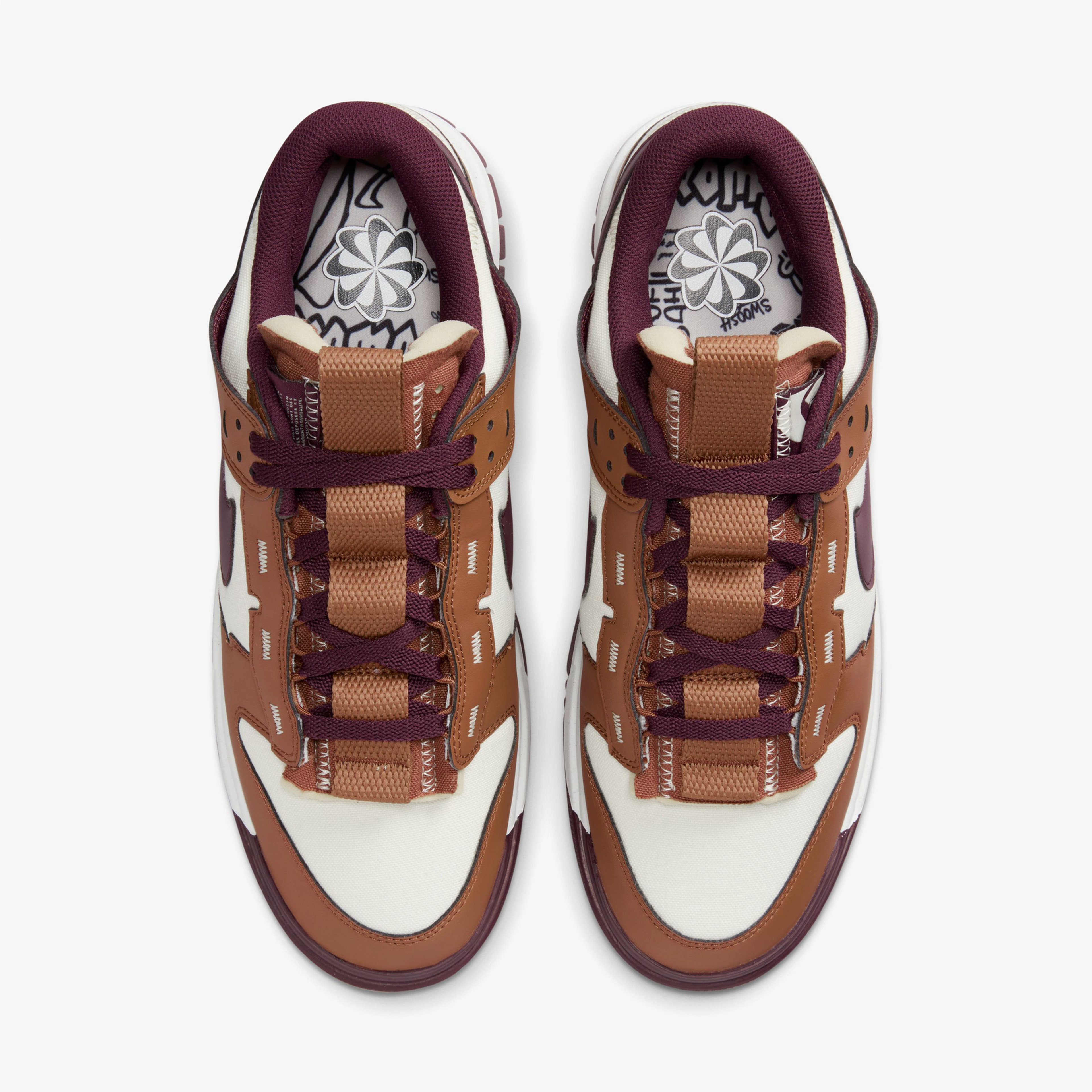 Nike Air Dunk Jumbo Erkek Kahverengi Sneaker