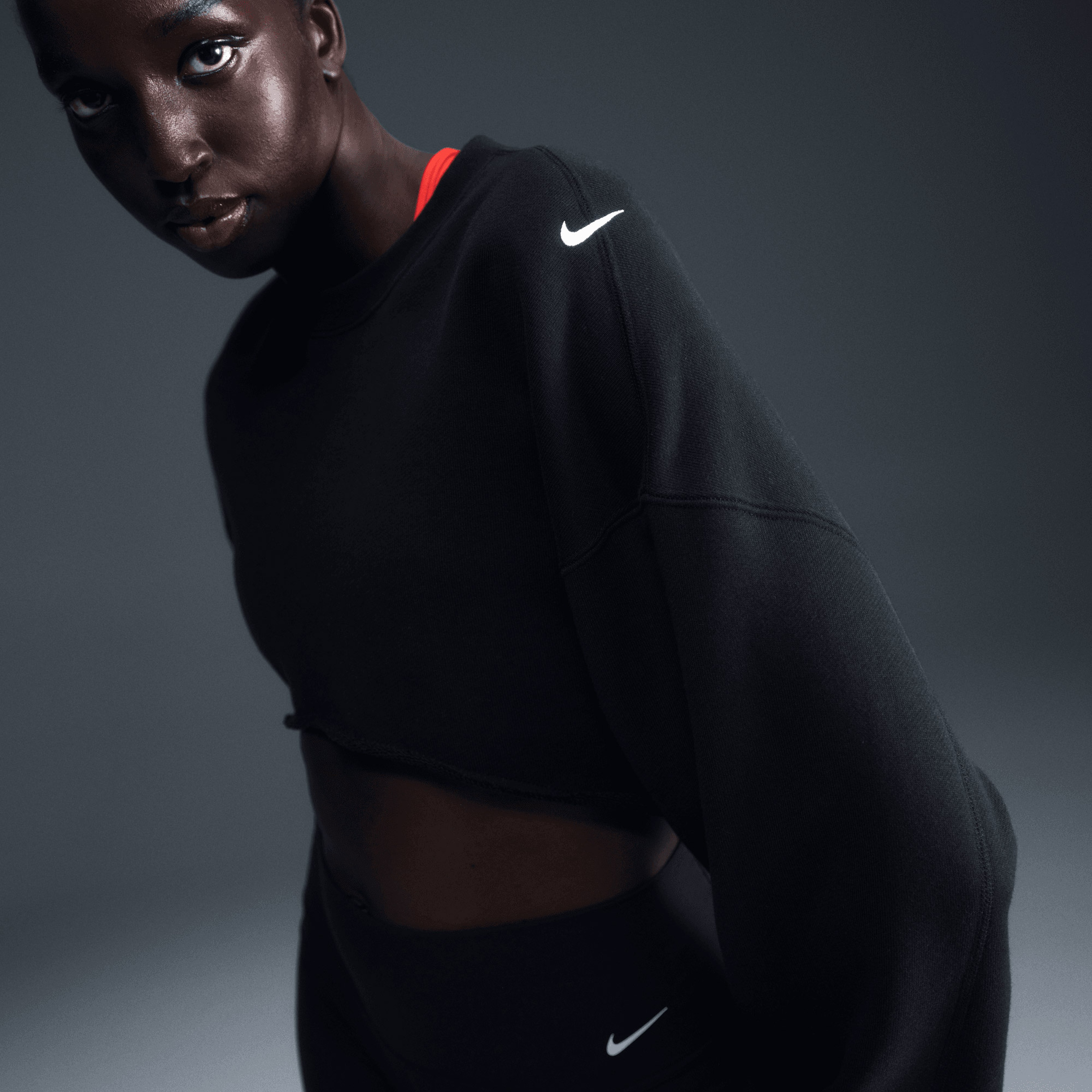 Nike Sportswear Dans Kadın Siyah Sweatshirt