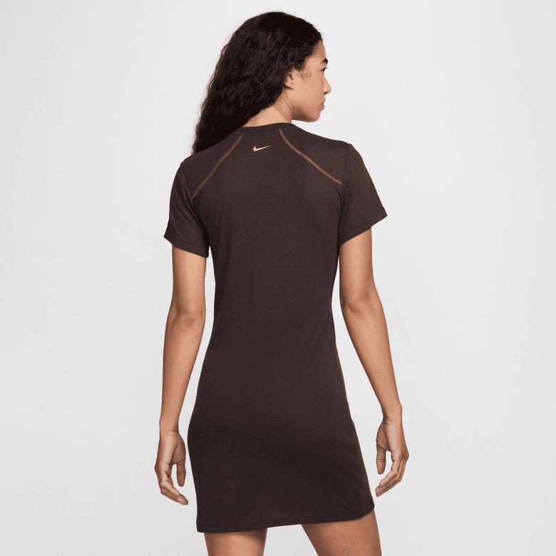 Nike Sportswear Kadın Kahverengi Elbise