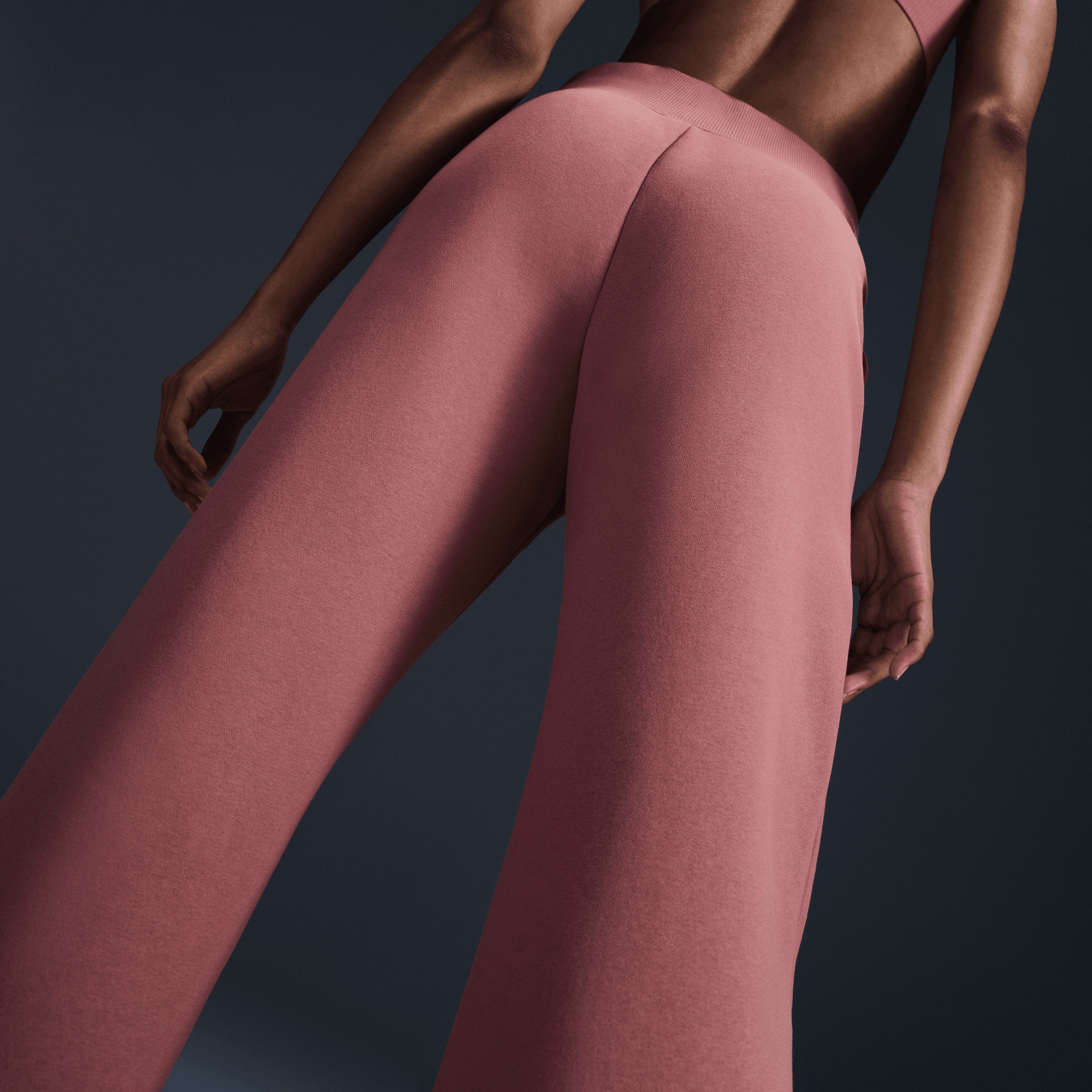 Nike Sportswear Phoenix Fleece Kadın Pembe Eşofman Altı