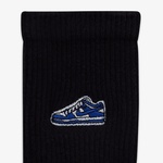 Nike Everyday Plus Unisex Siyah Çorap