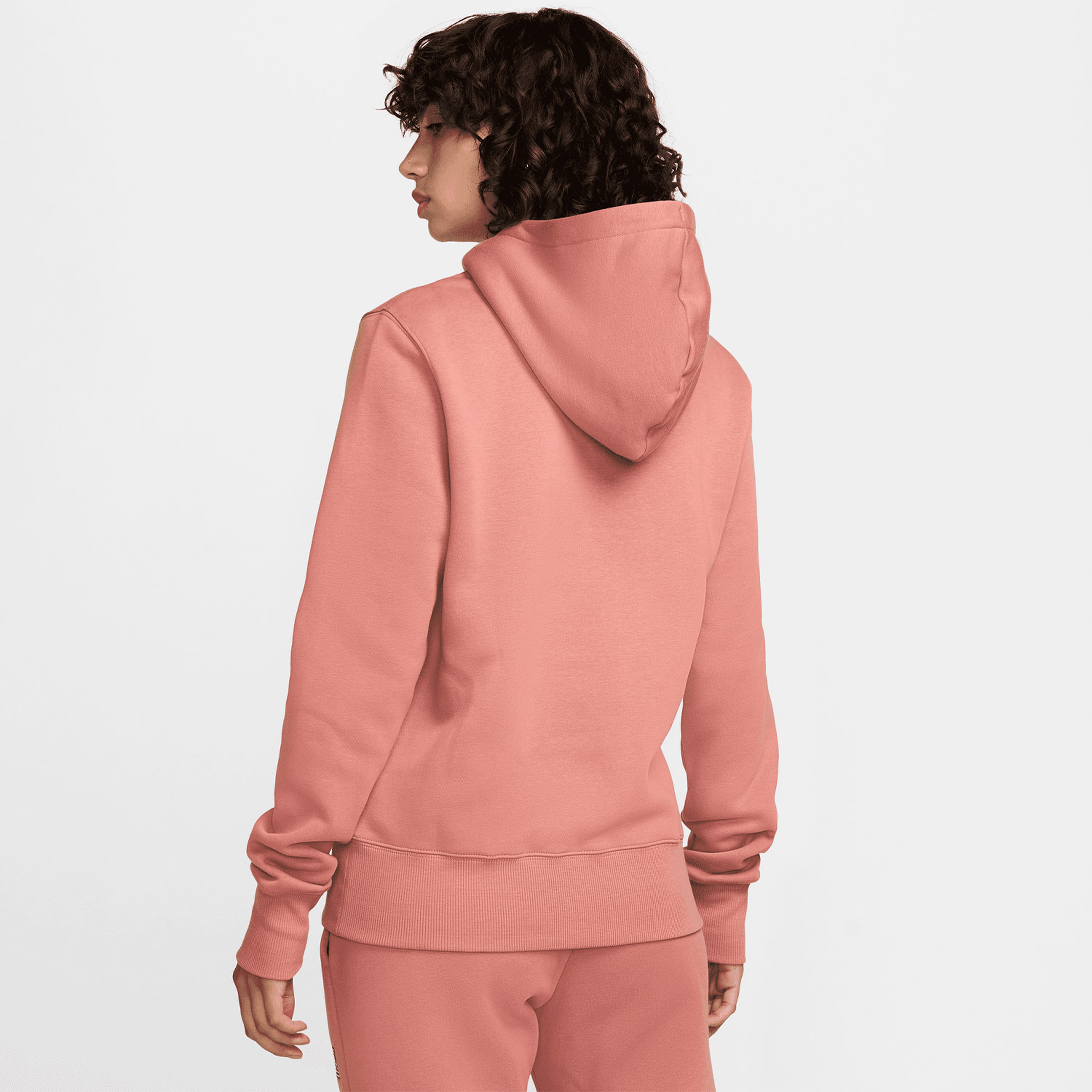 Nike Sportswear Phoenix Fleece Kadın Kırmızı Hoodie