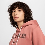 Nike Sportswear Phoenix Fleece Kadın Kırmızı Hoodie