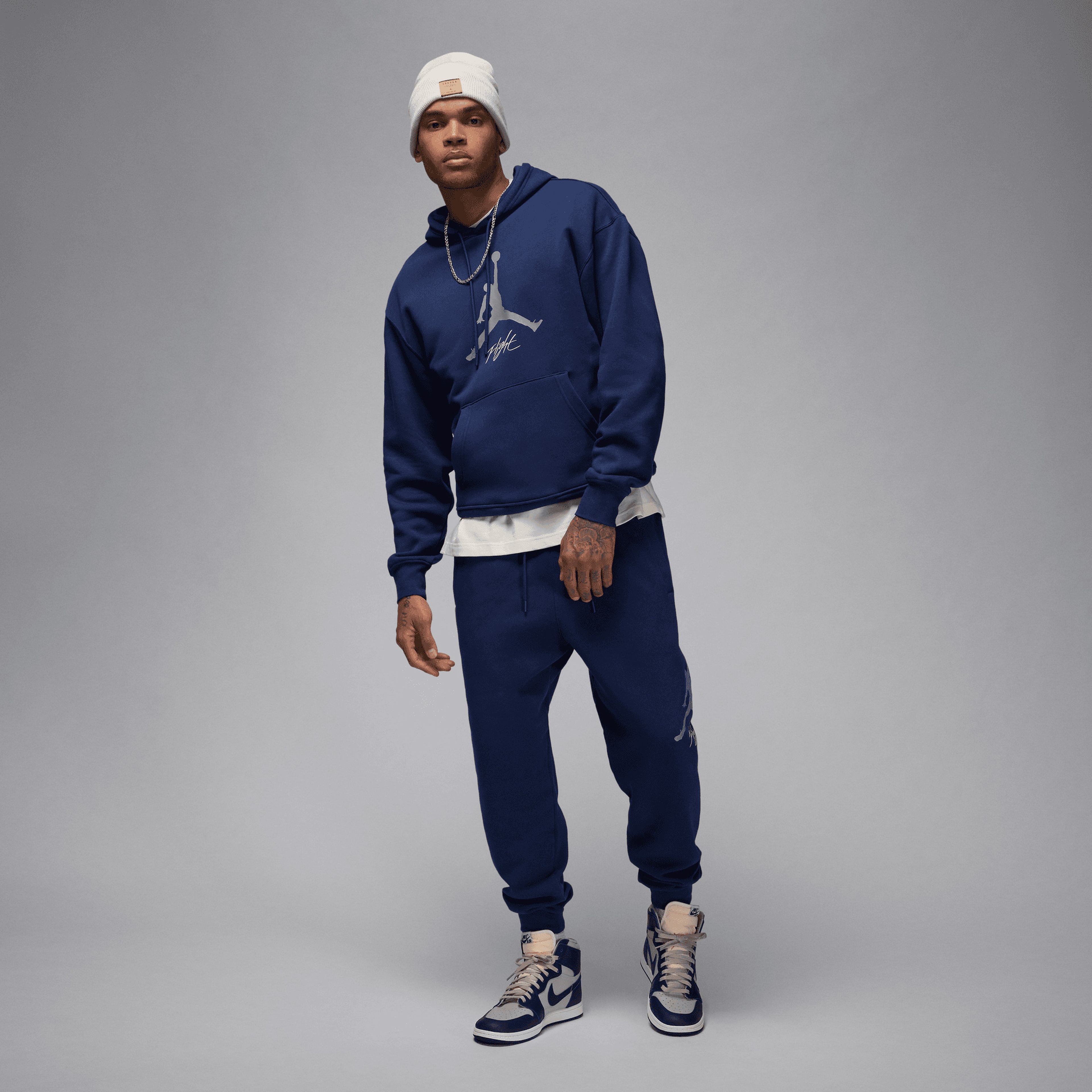 Jordan Essentials Erkek Mavi Eşofman Üstü