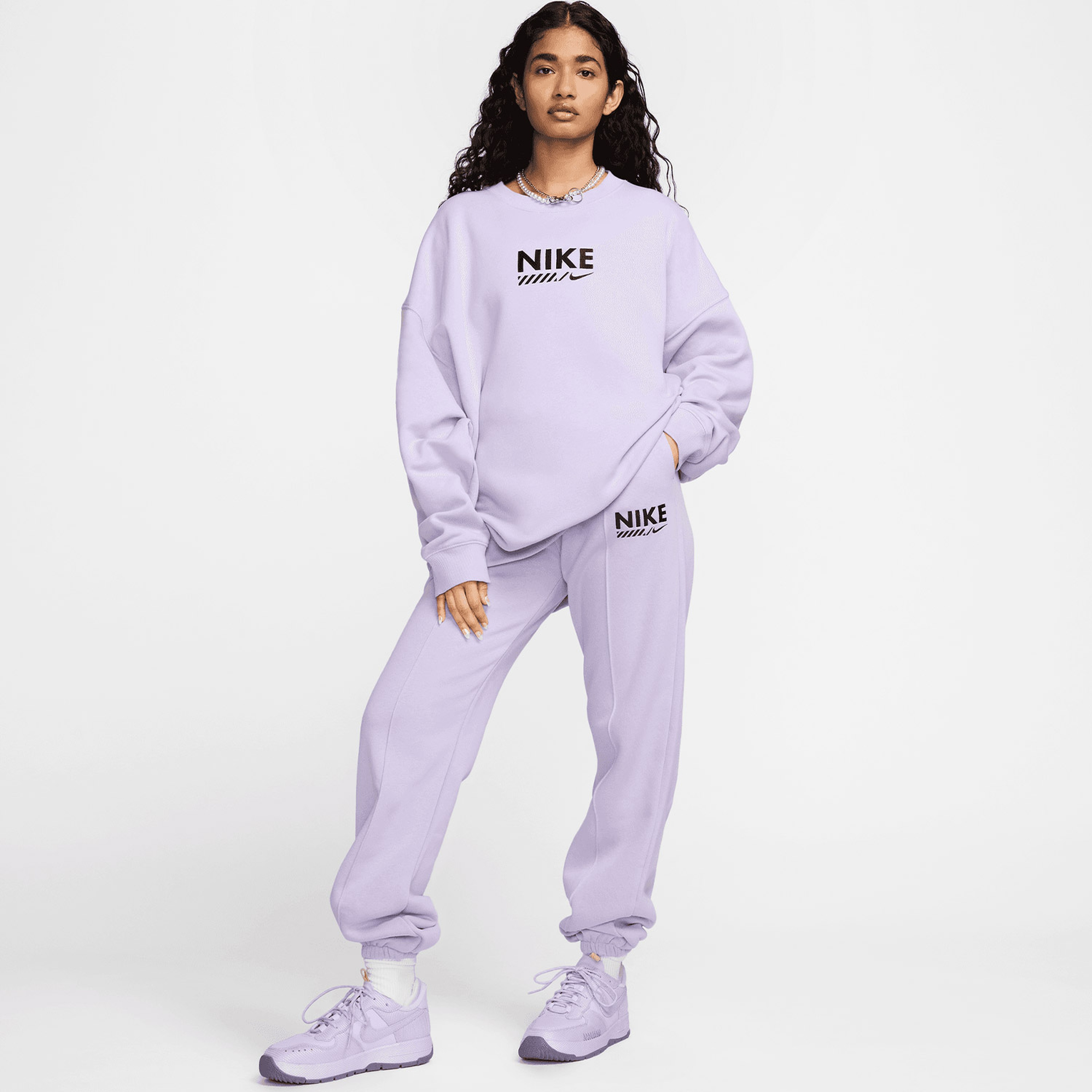 Nike Sportswear Kadın Mor Eşofman Altı