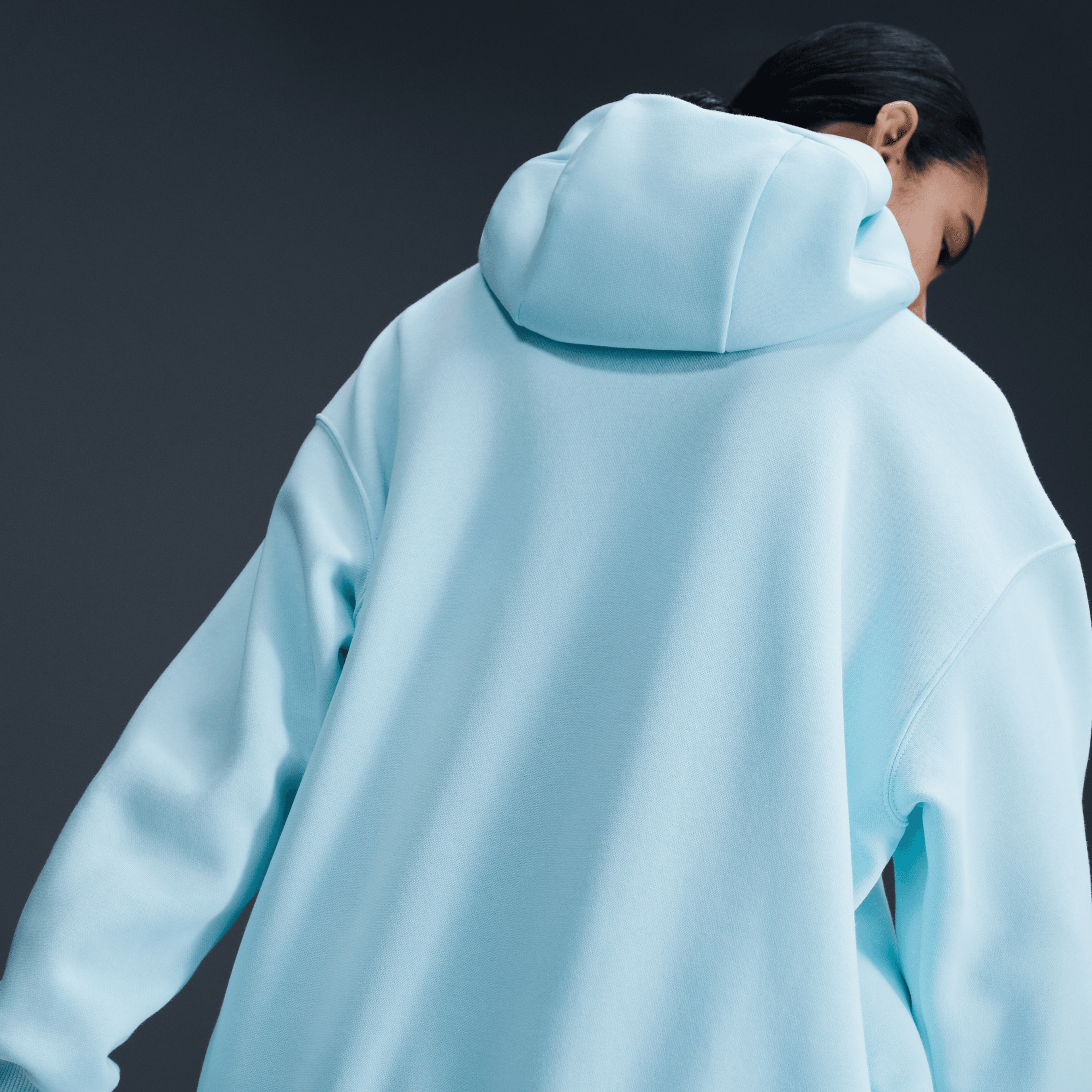 Nike Sportswear Phoenix Fleece Kadın Mavi Eşofman Üstü