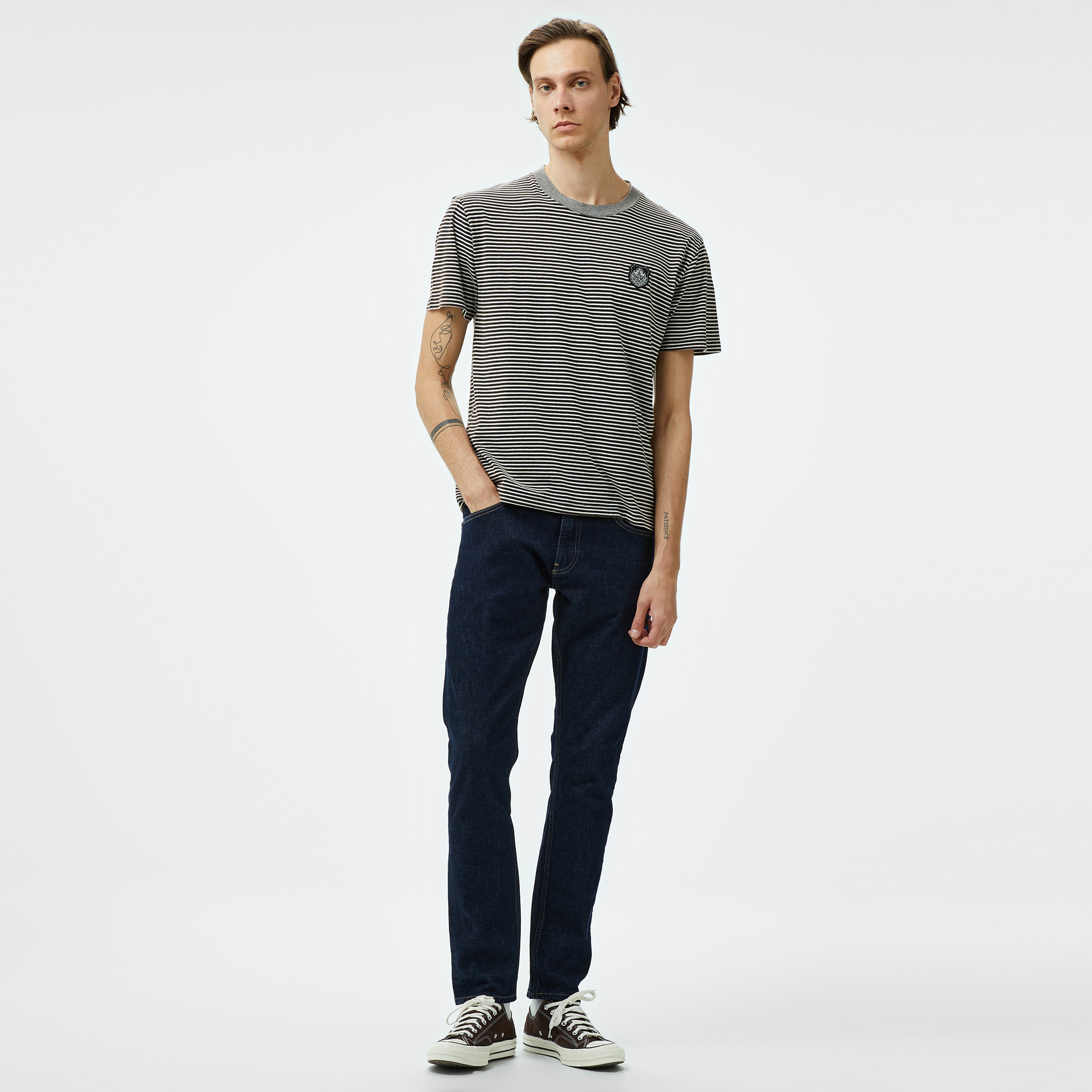 The Kooples Classic Erkek Siyah T-Shirt