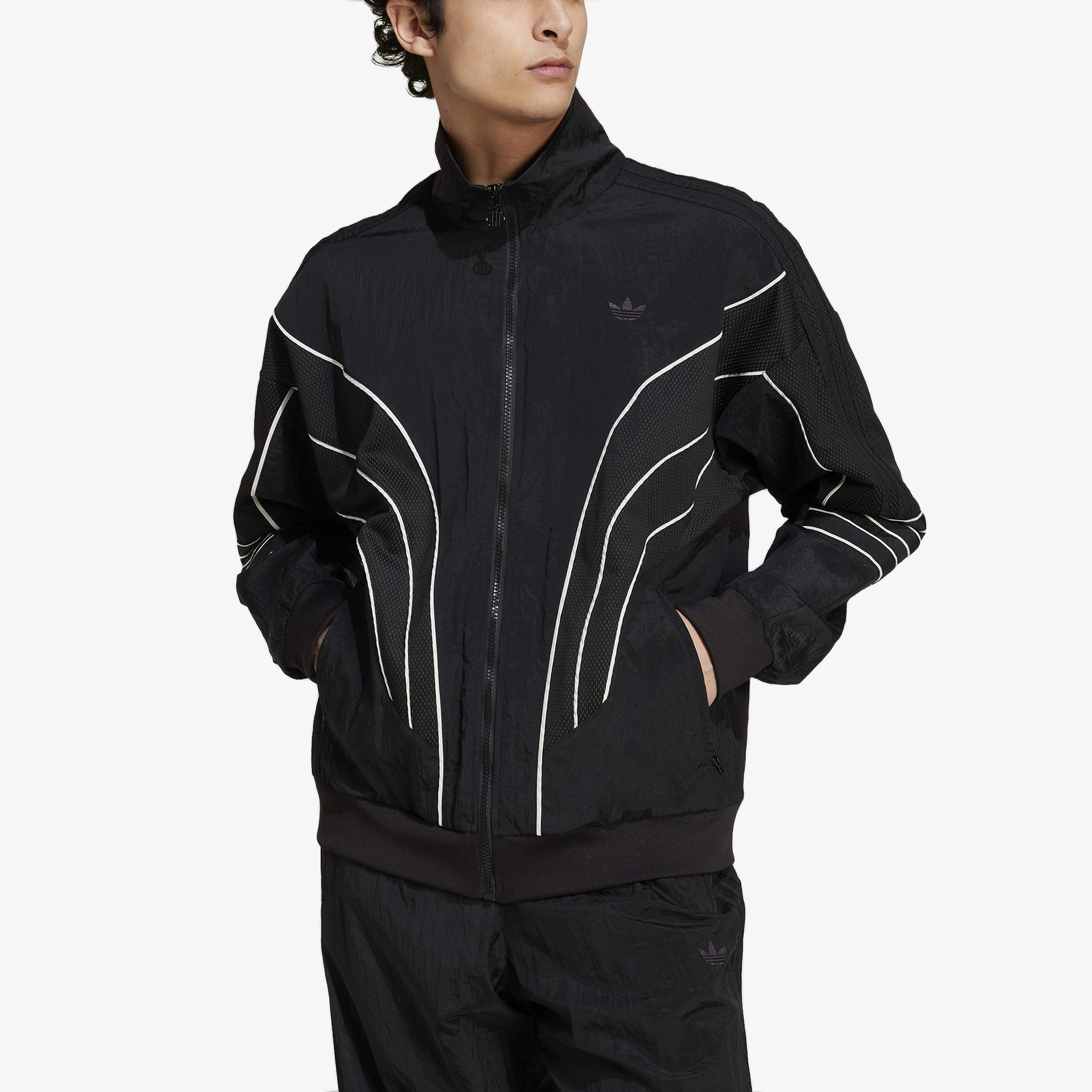 adidas Q4 Atlanta Stone Erkek Siyah Eşofman Üstü