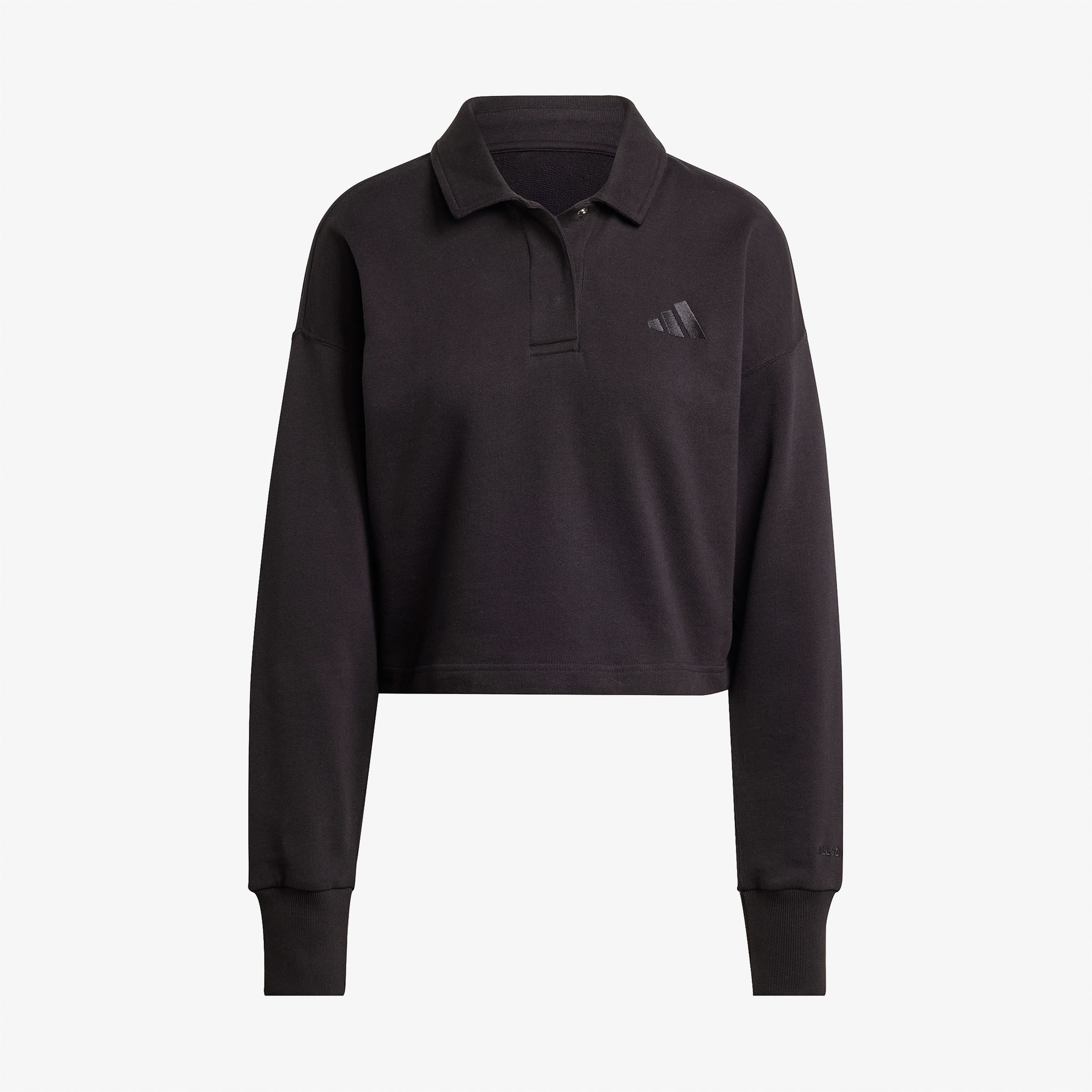 adidas All Szn French Terry Polo Kadın Siyah Sweatshirt