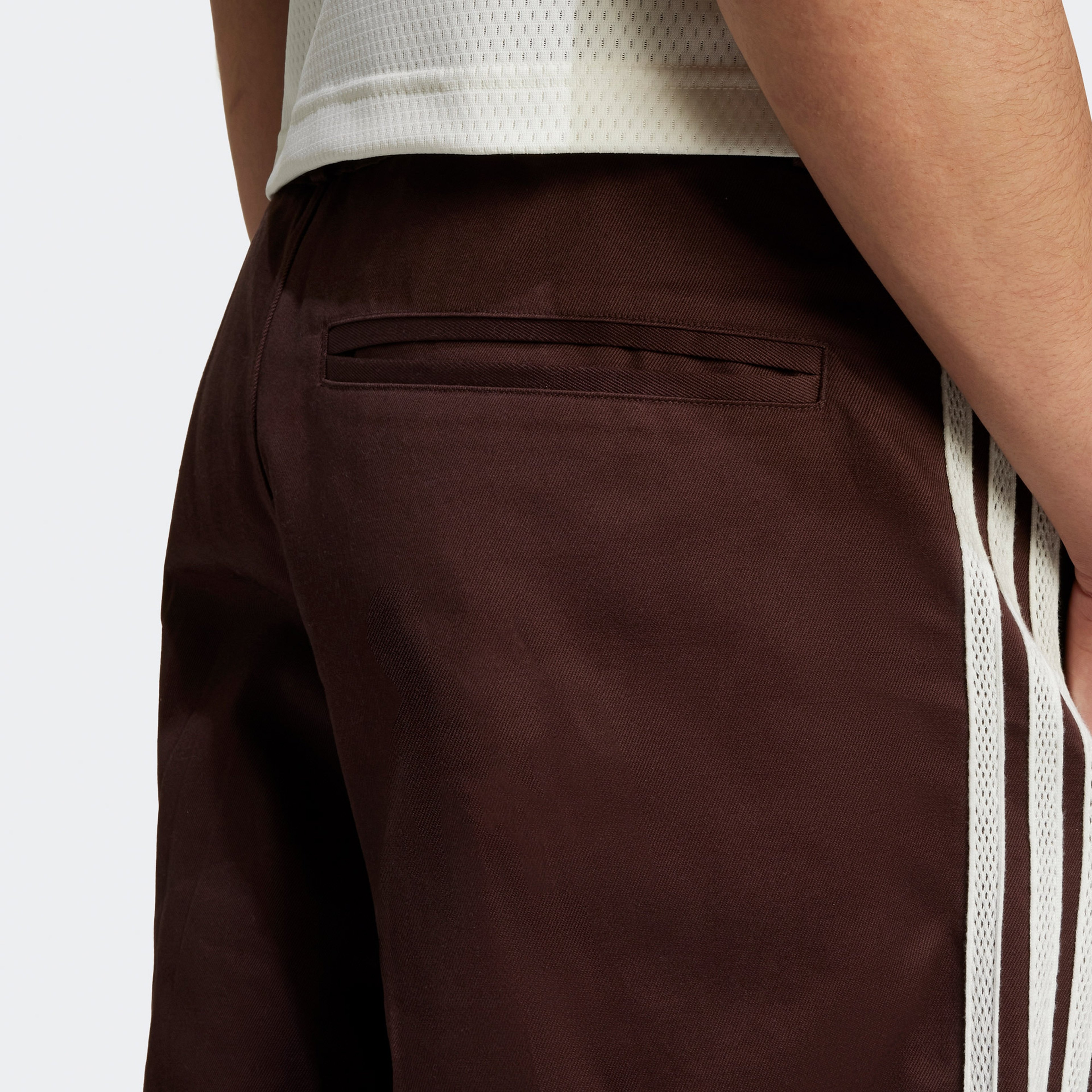 adidas Originals 80S Loose Buttoned 3 Stripes Bermuda 11İnch Erkek Kahverengi Şort