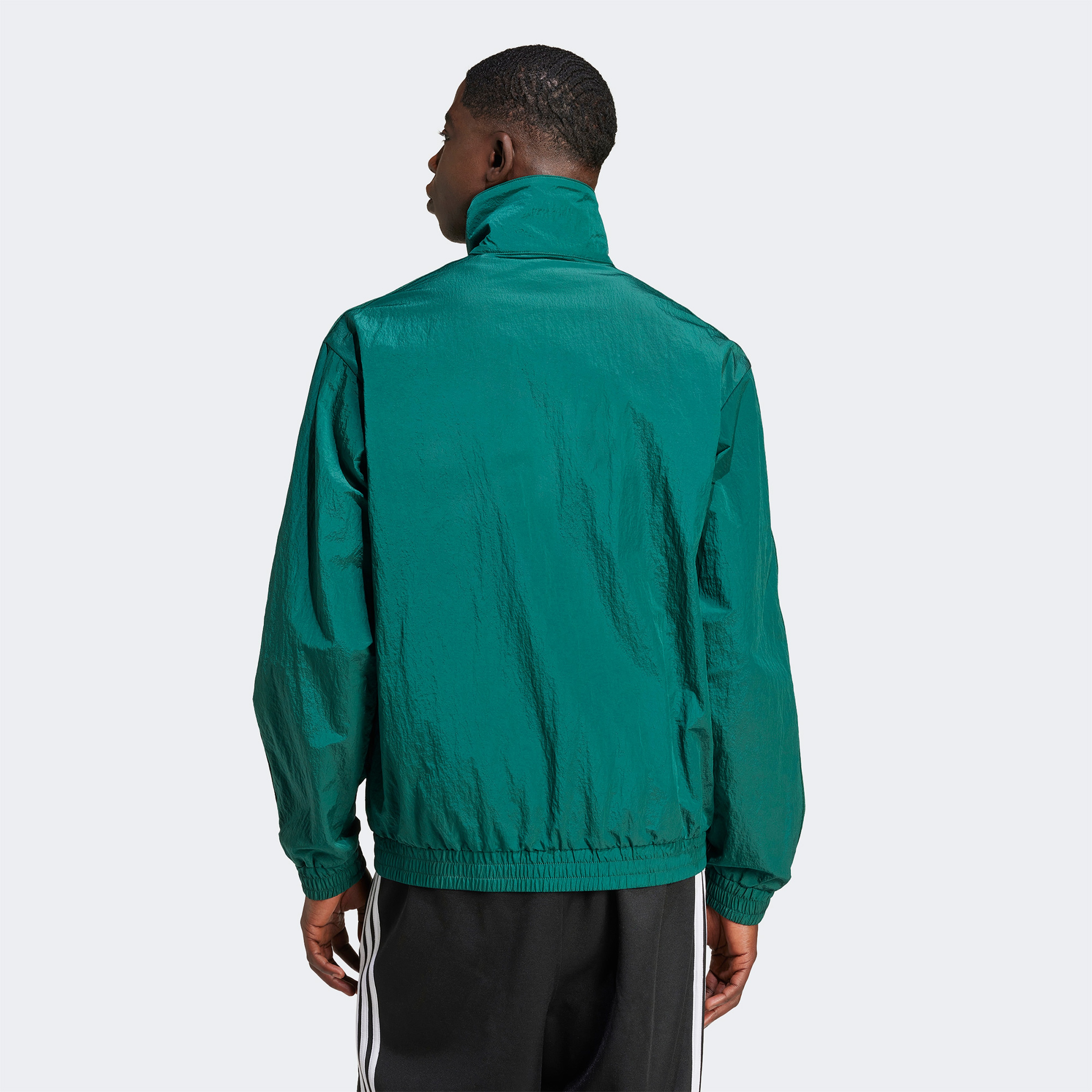 adidas Originals 80S Nylon Archive 3 Stripes Erkek Yeşil Eşofman Üstü