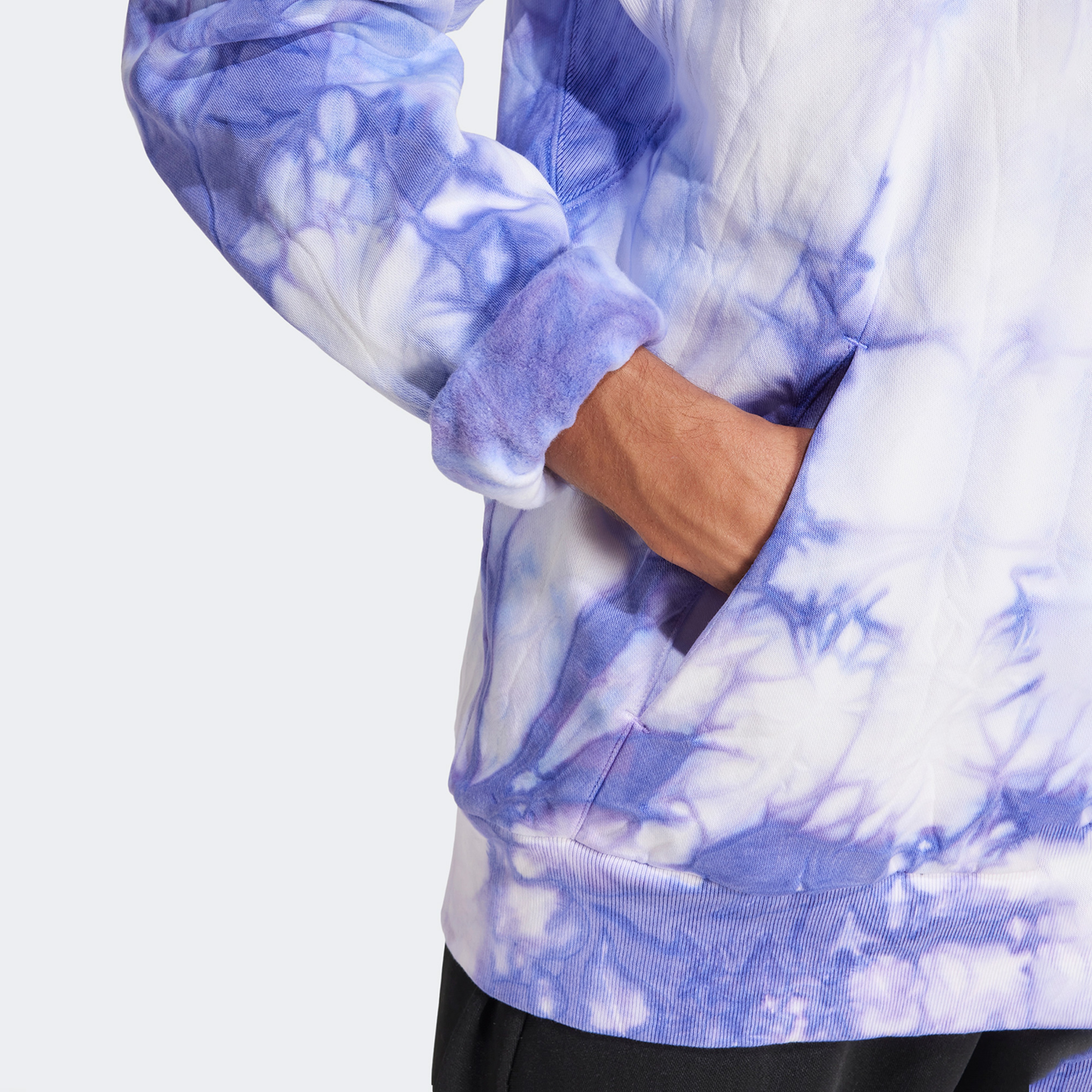 adidas All Szn Fleece Wash Erkek Mavi Hoodie