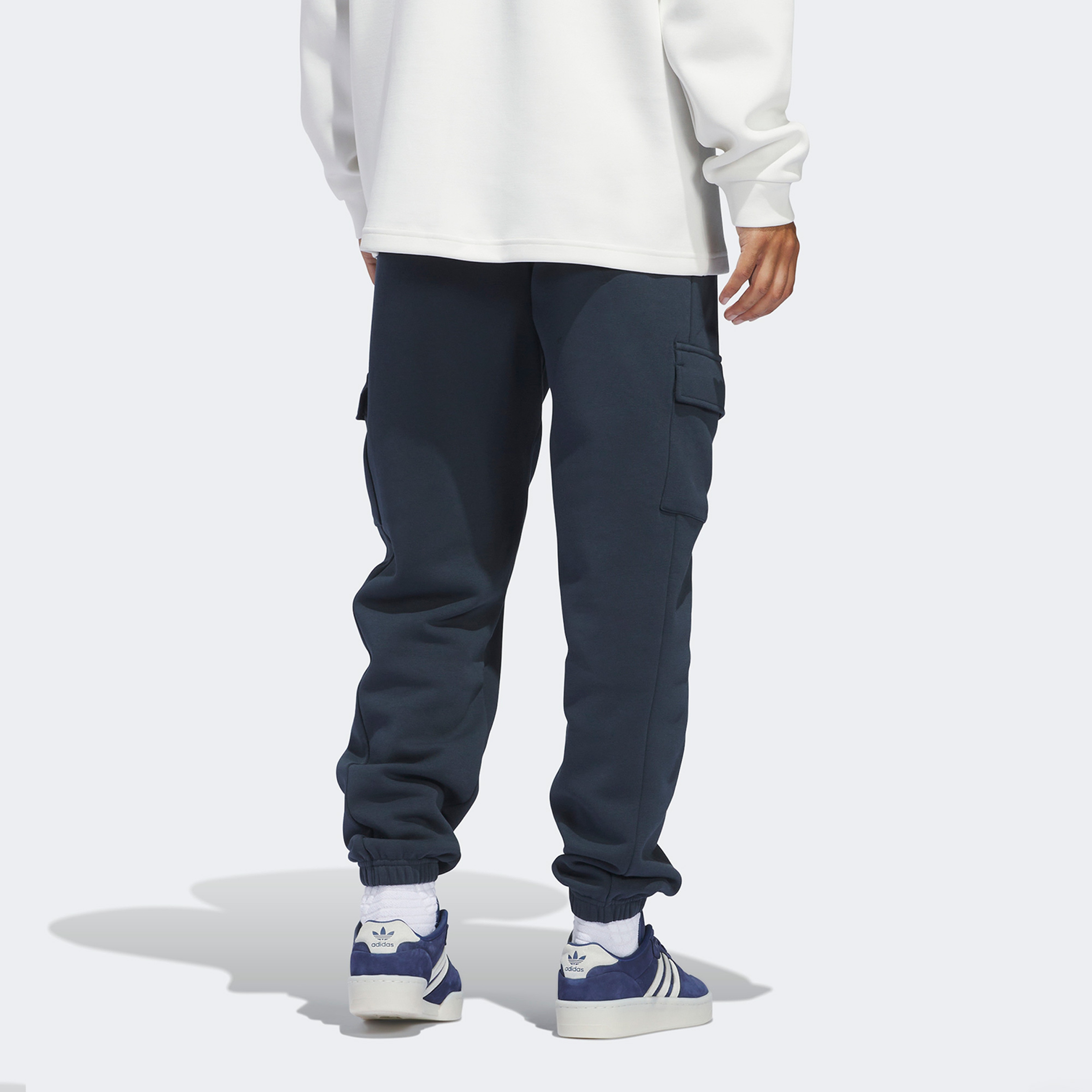 adidas Basketball Cargo Unisex Mavi Eşofman Altı