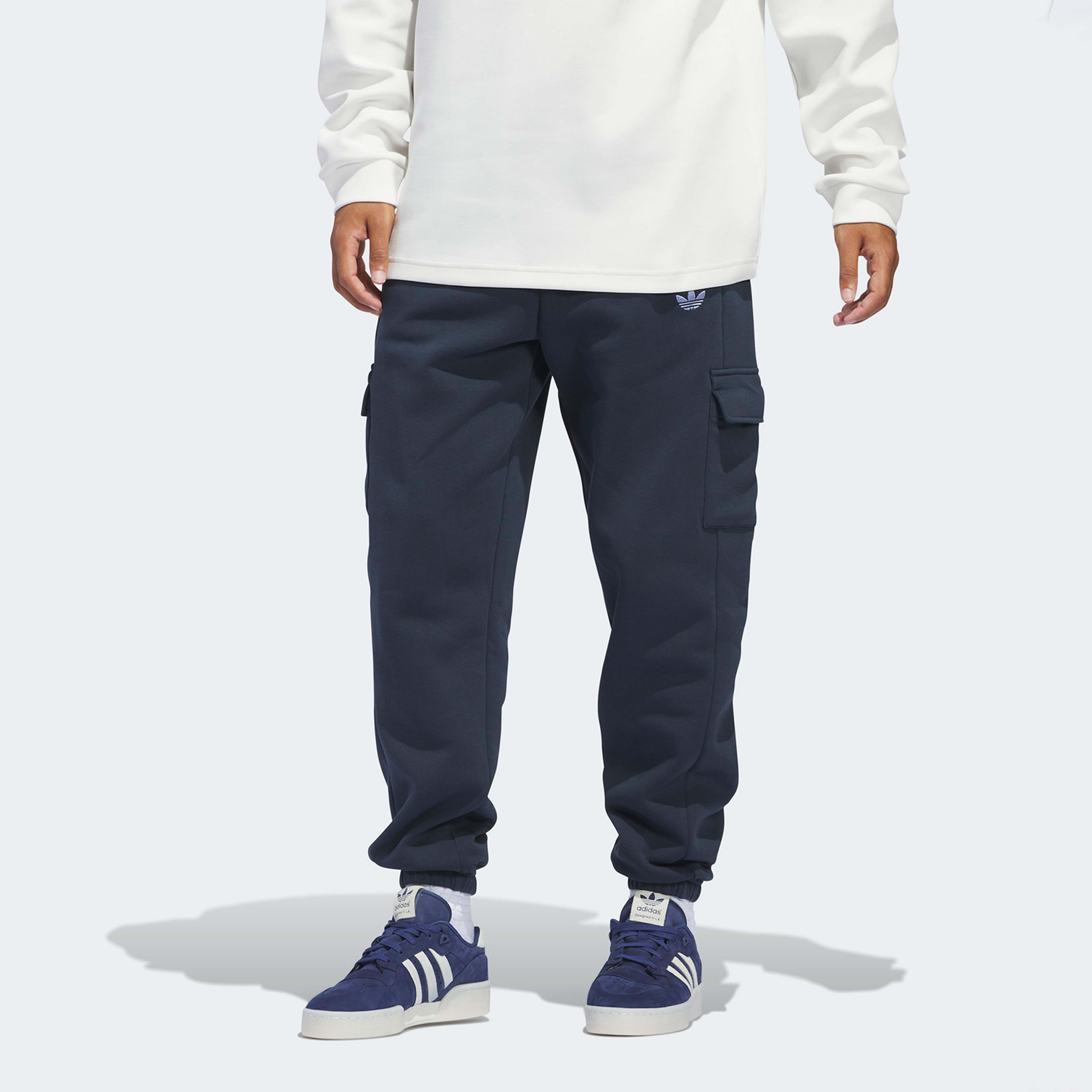 adidas Basketball Cargo Unisex Mavi Eşofman Altı