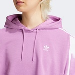adidas Adicolor 3-Stripes Kadın Mor Hoodie