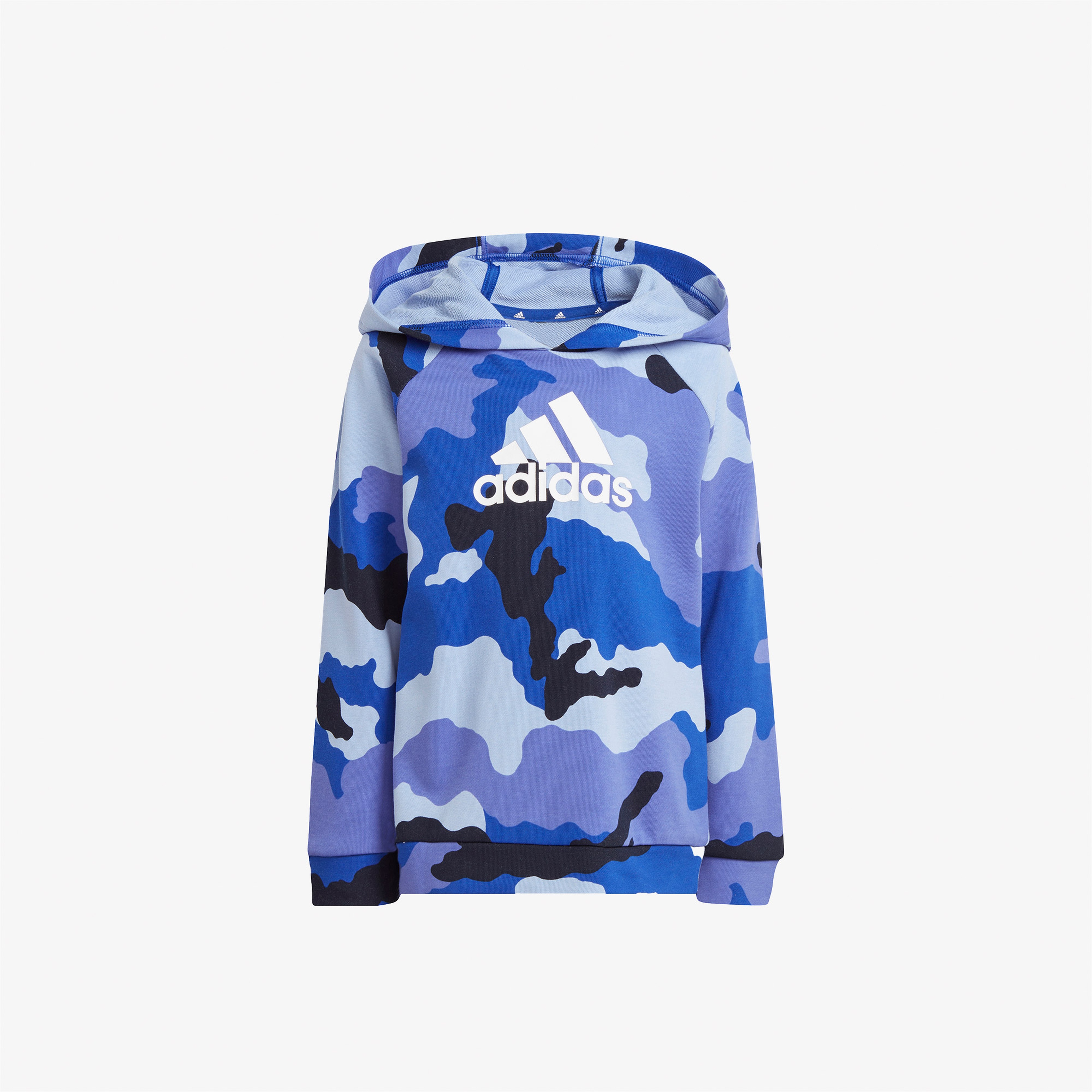 adidas Essentials Allover Print Çocuk Mavi Eşofman Takımı