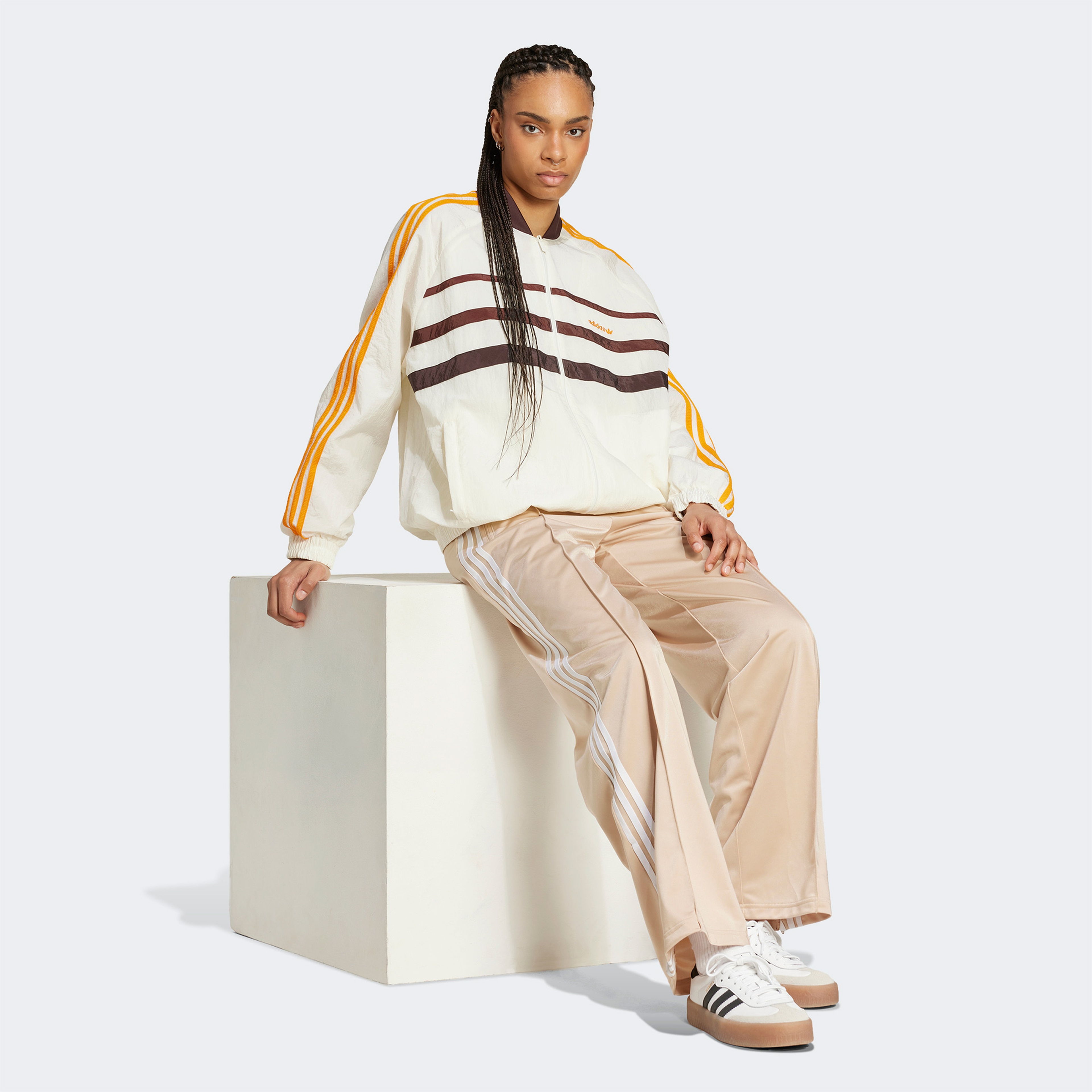 adidas Originals 80S Kadın Beyaz Eşofman Üstü