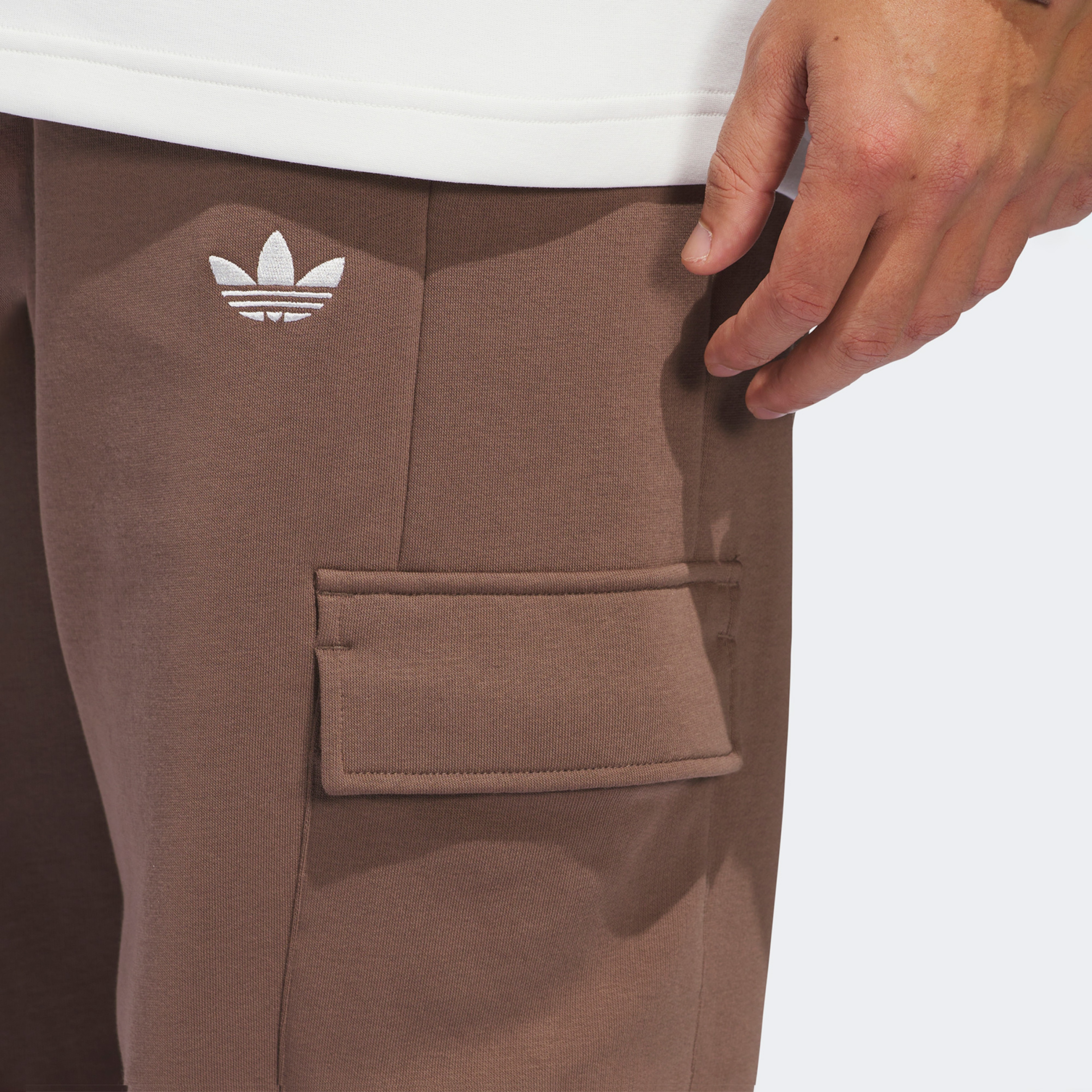adidas Basketball Cargo Unisex Kahverengi Eşofman Altı