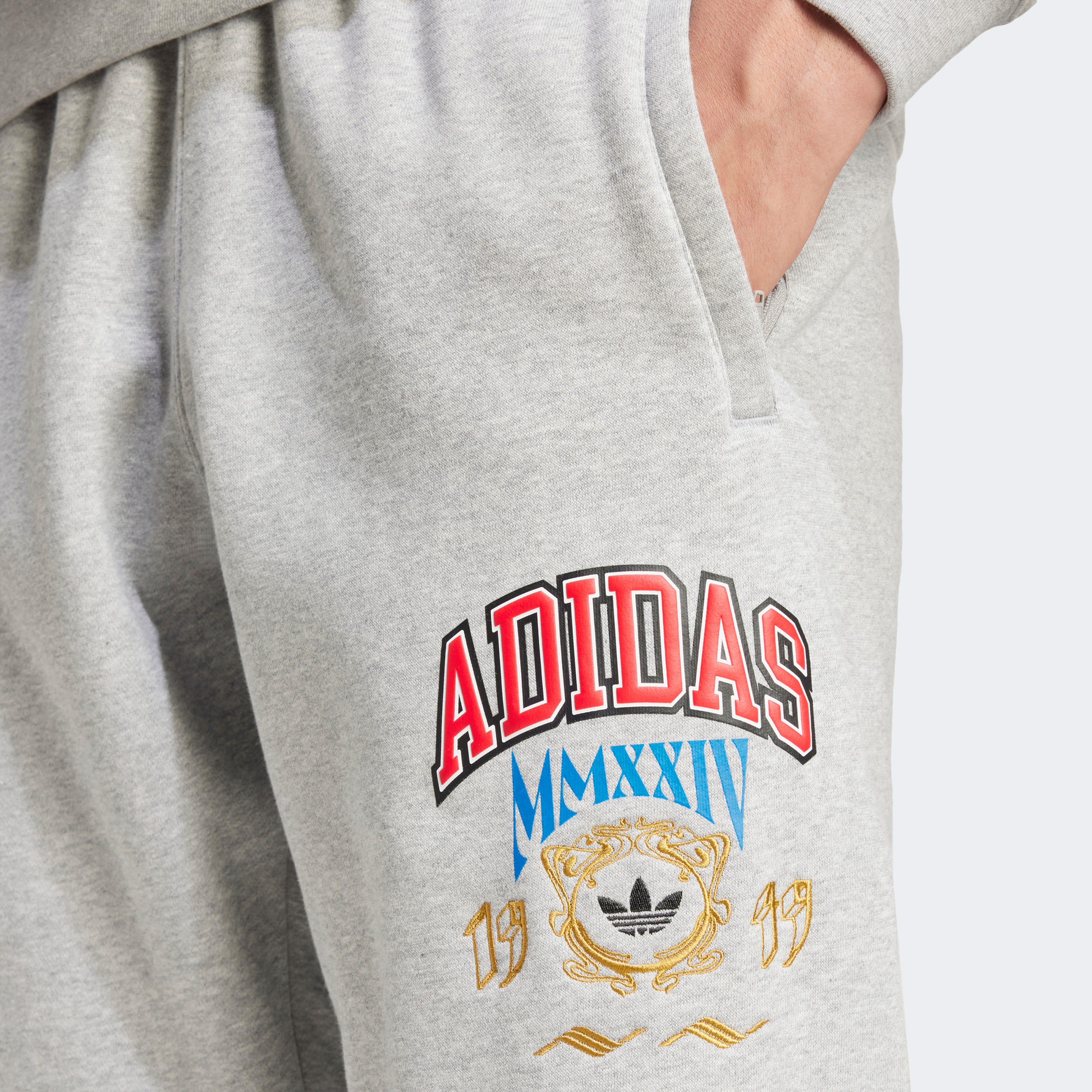 adidas VRCT Erkek Gri Eşofman Altı