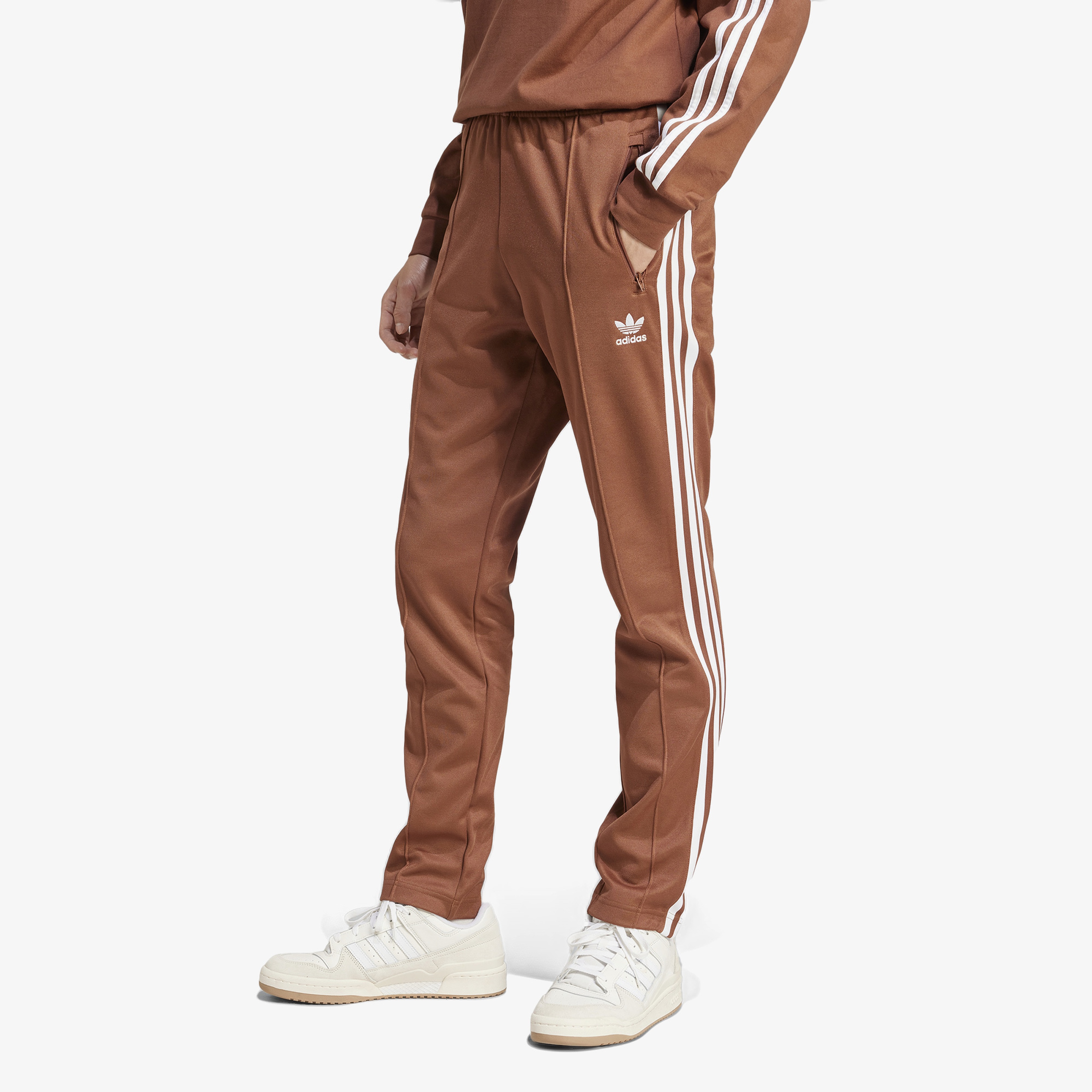 adidas Adicolor Classics Beckenbauer Erkek Kahverengi Eşofman Altı