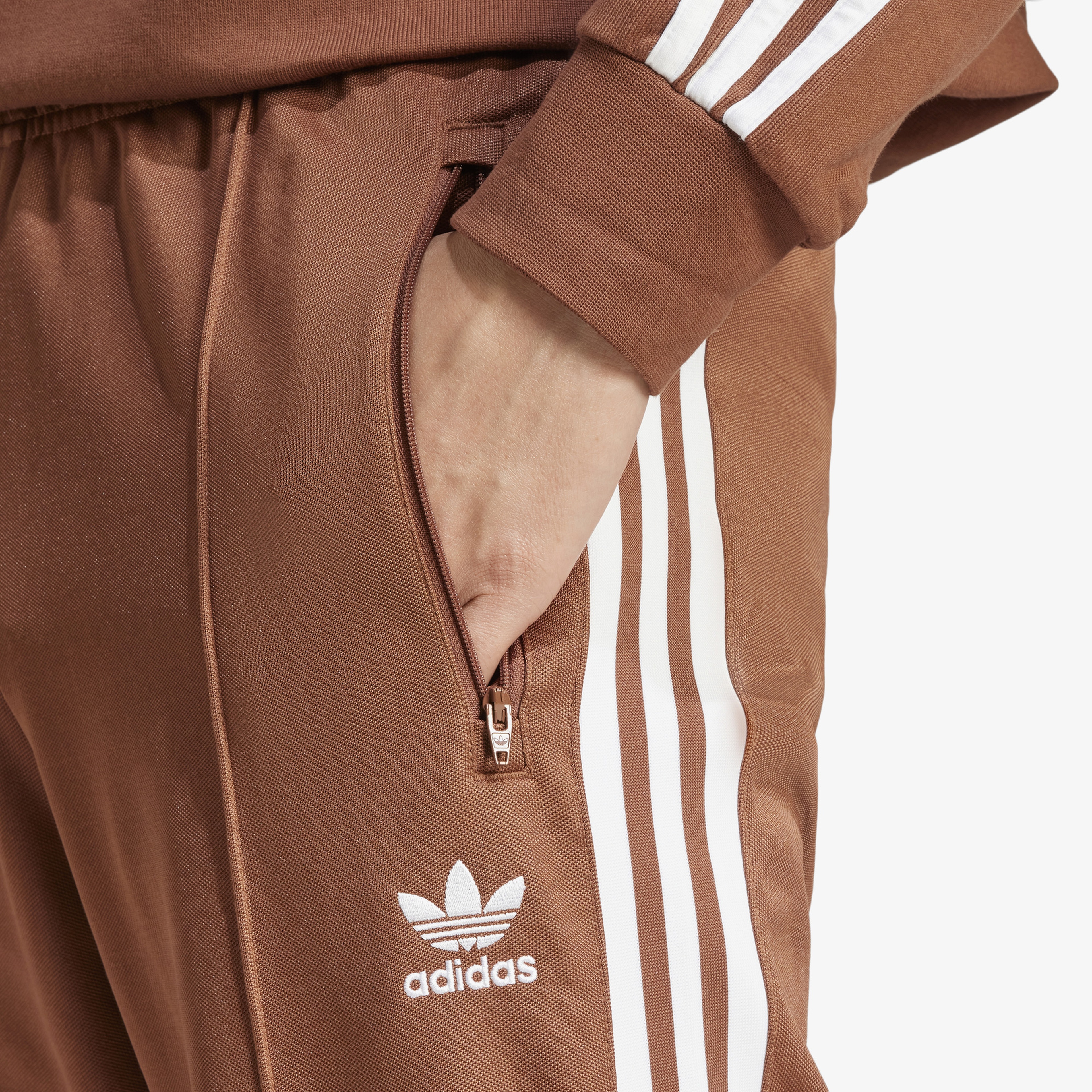 adidas Adicolor Classics Beckenbauer Erkek Kahverengi Eşofman Altı