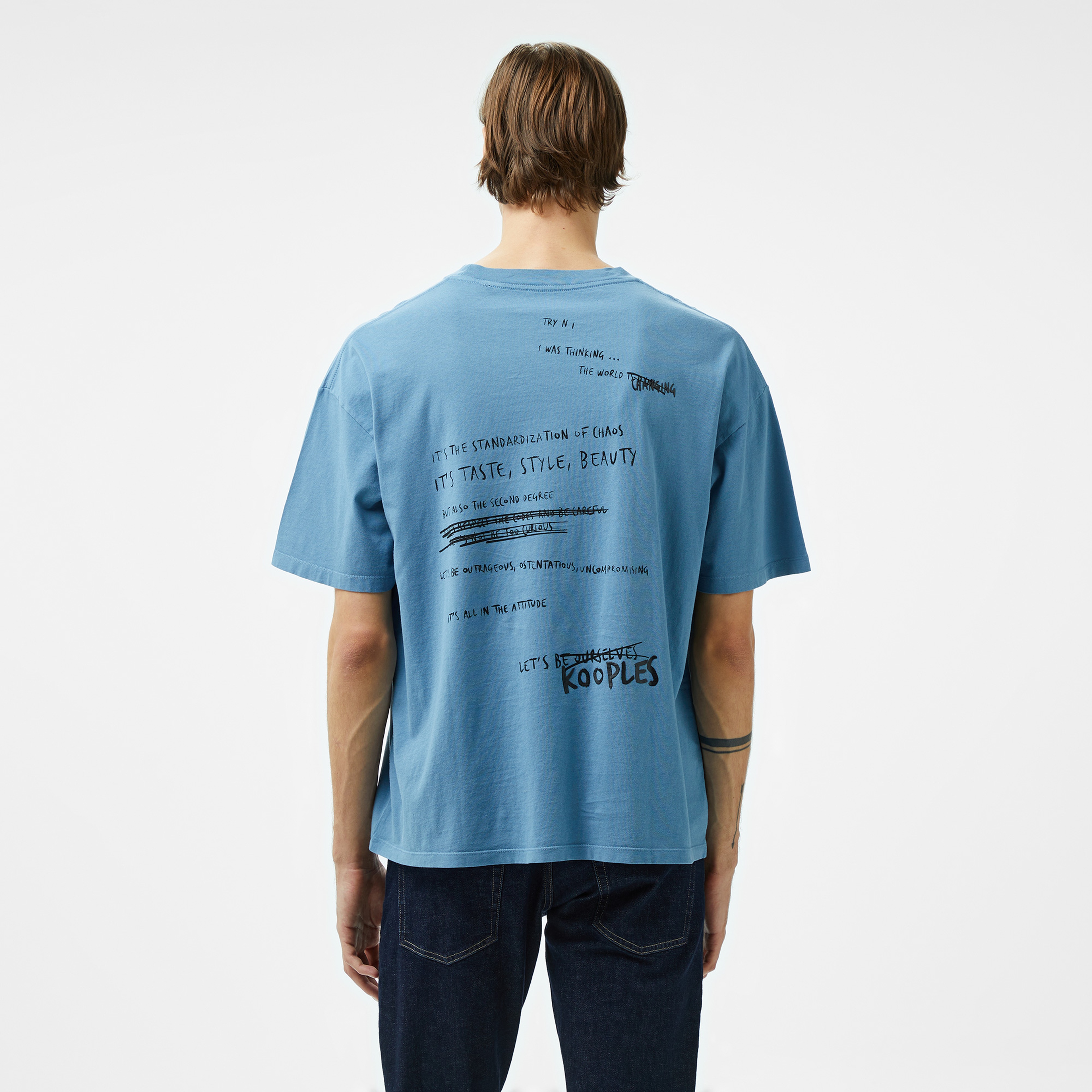 The Kooples Classic Kadın Mavi T-Shirt