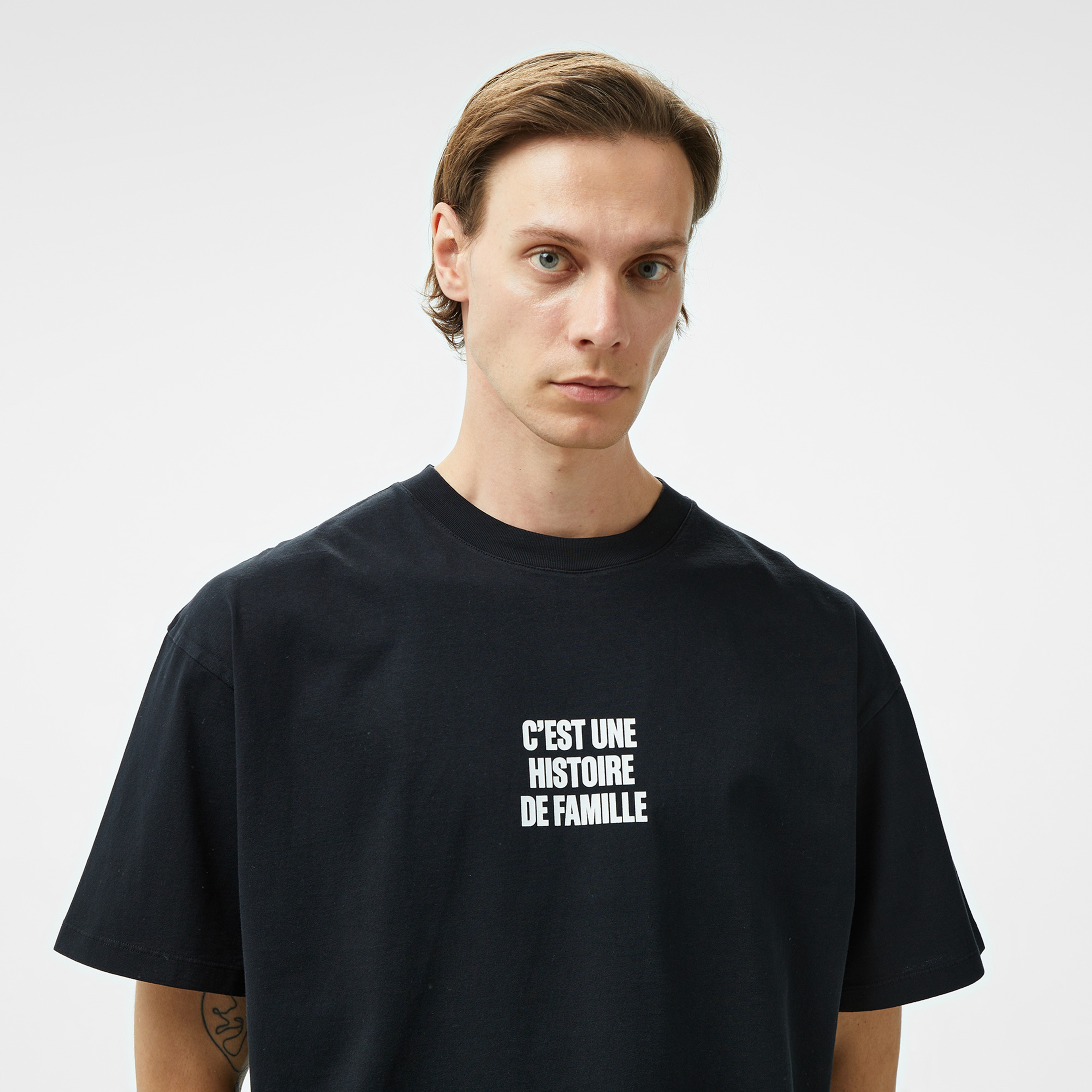 The Kooples Classic Erkek Siyah T-Shirt