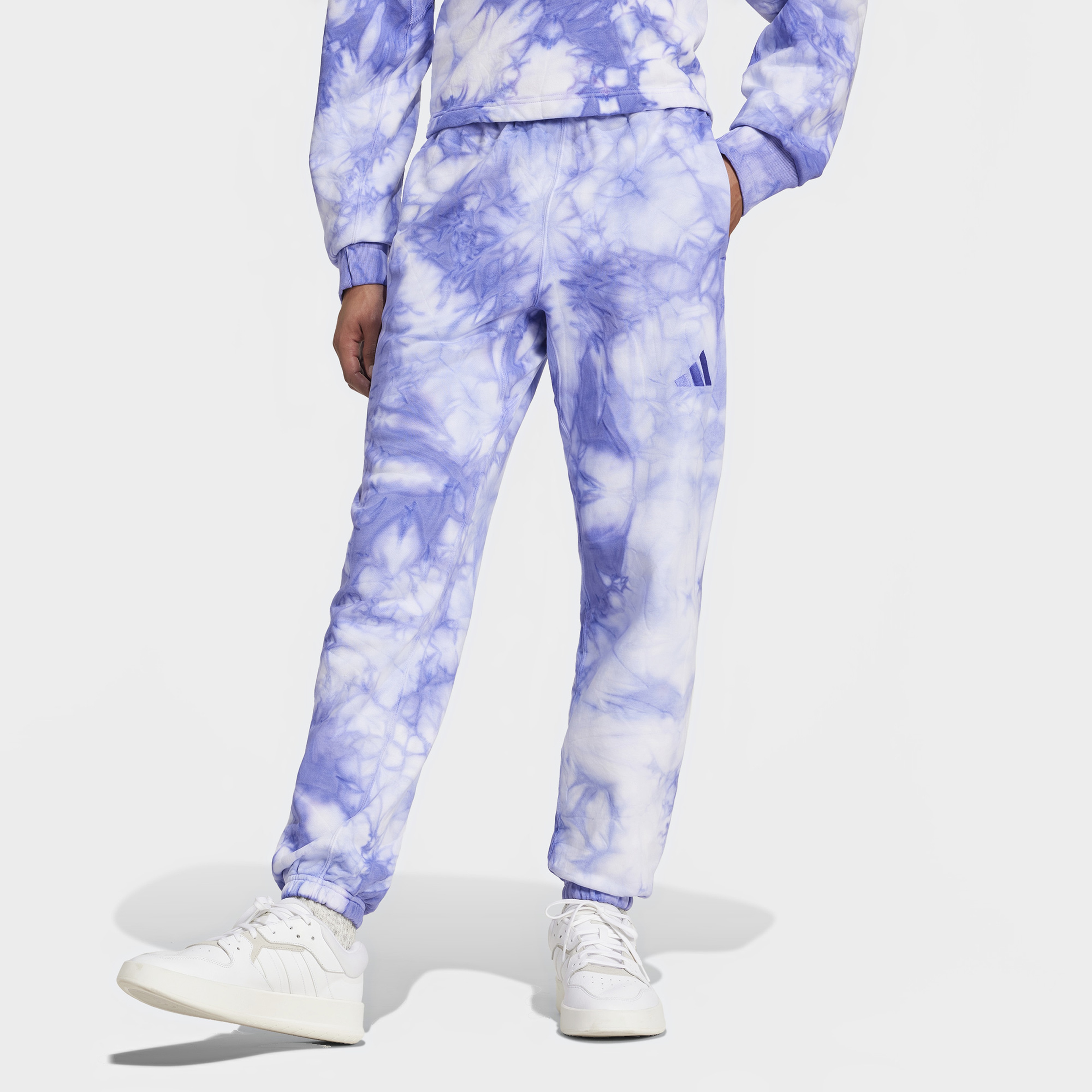 adidas All Szn Fleece Wash Erkek Mavi Eşofman Altı