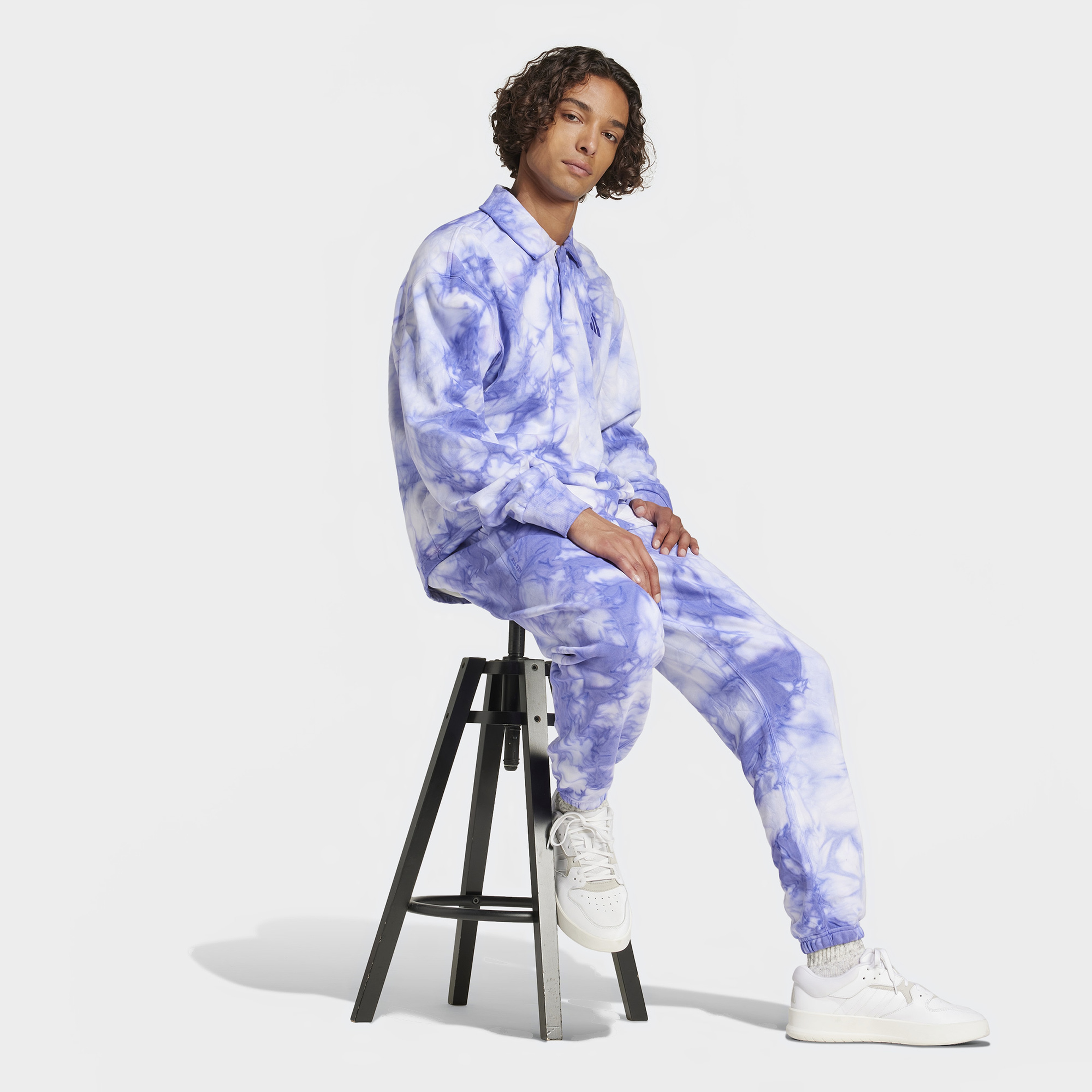 adidas All Szn Fleece Wash Erkek Mavi Eşofman Altı