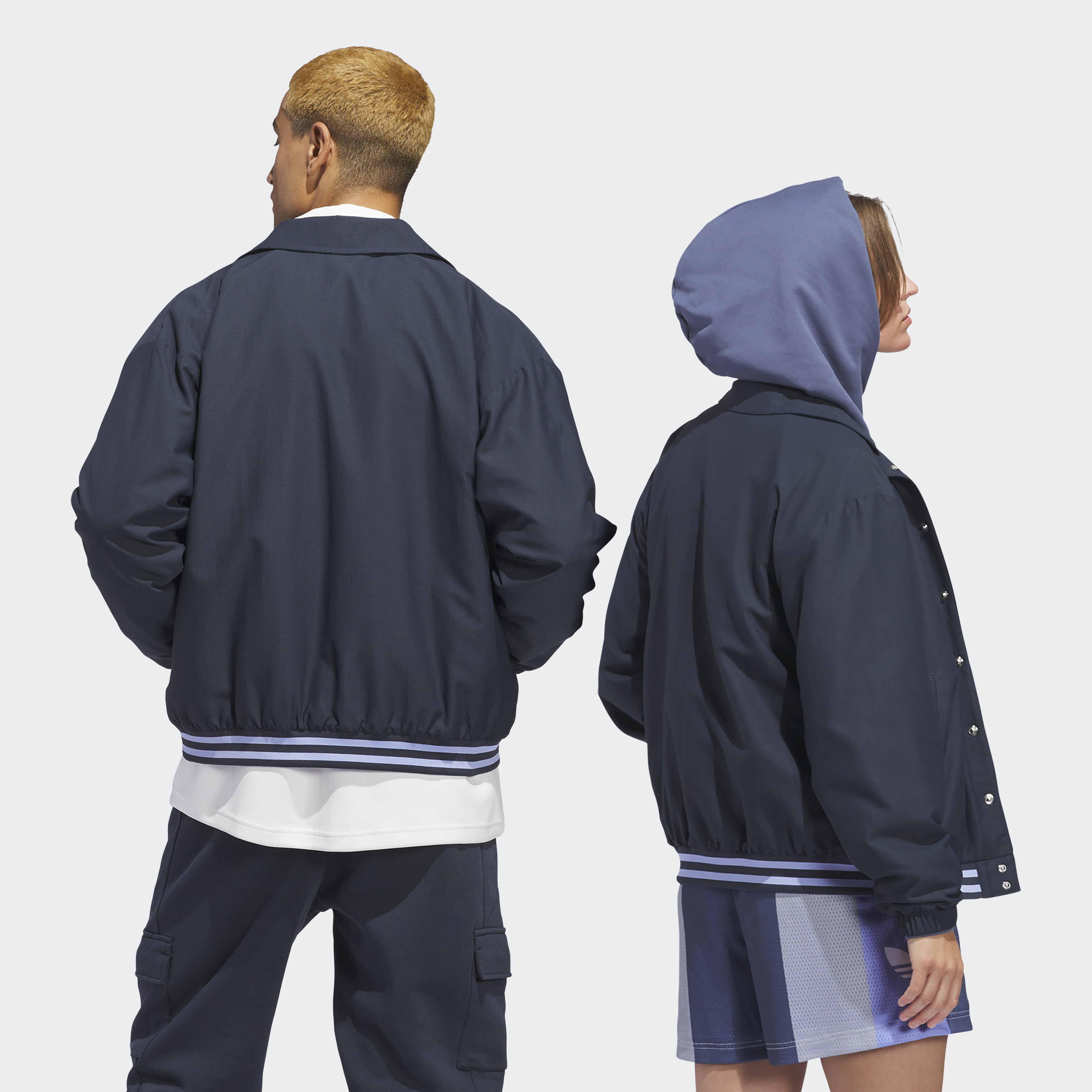 adidas Coach Unisex Mavi Ceket