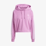 adidas Adicolor 3-Stripes Kadın Mor Hoodie