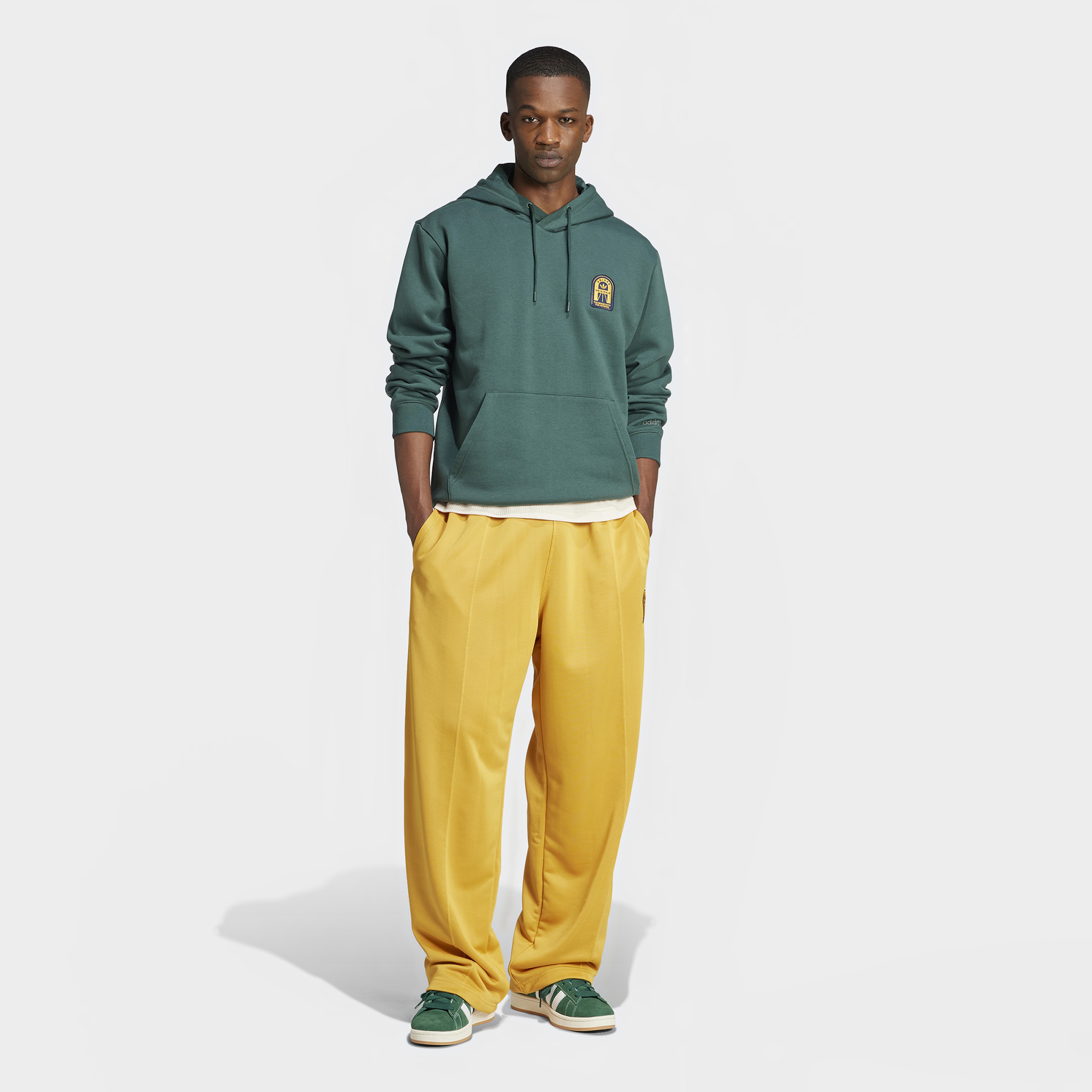 adidas Graphic Erkek Yeşil Hoodie