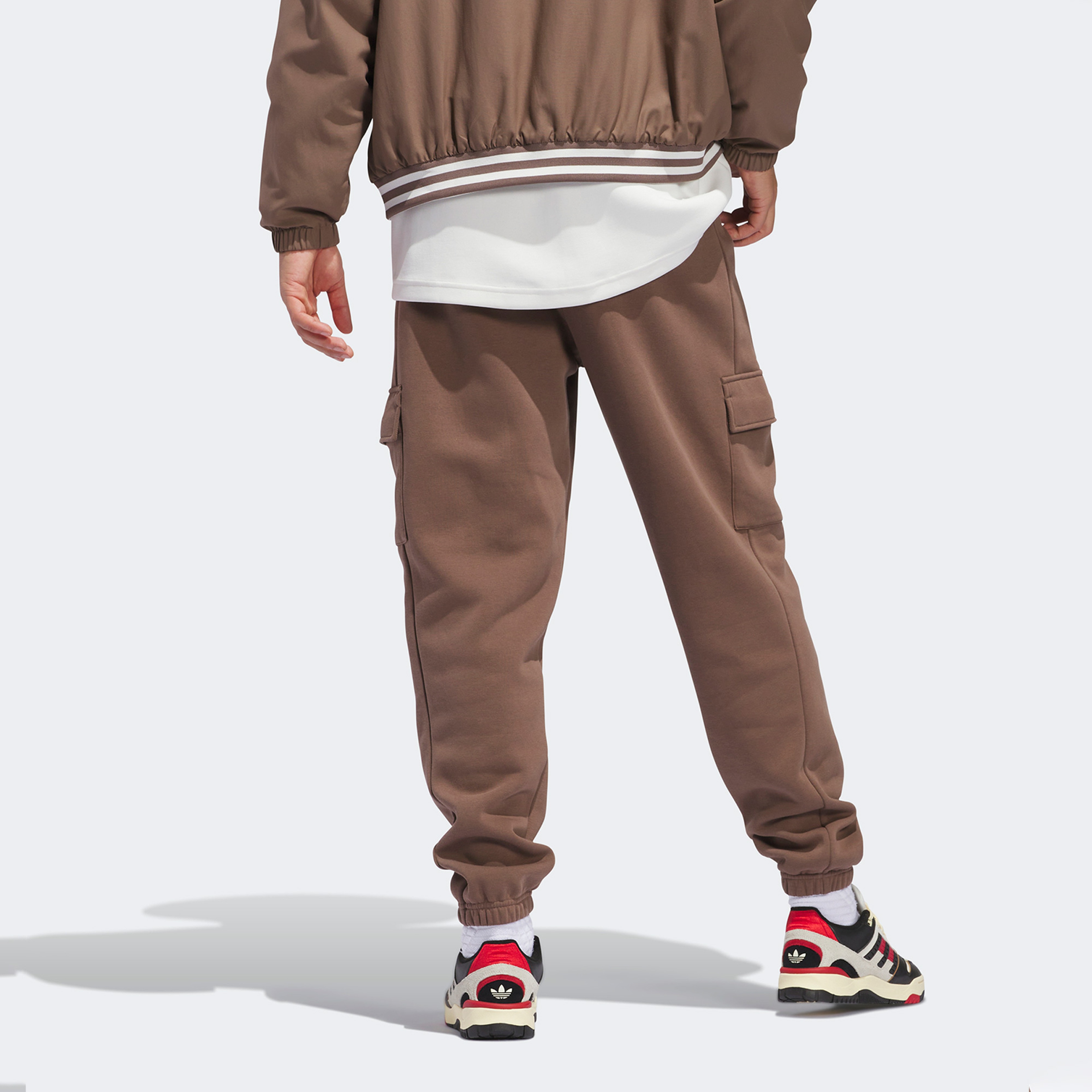 adidas Basketball Cargo Unisex Kahverengi Eşofman Altı