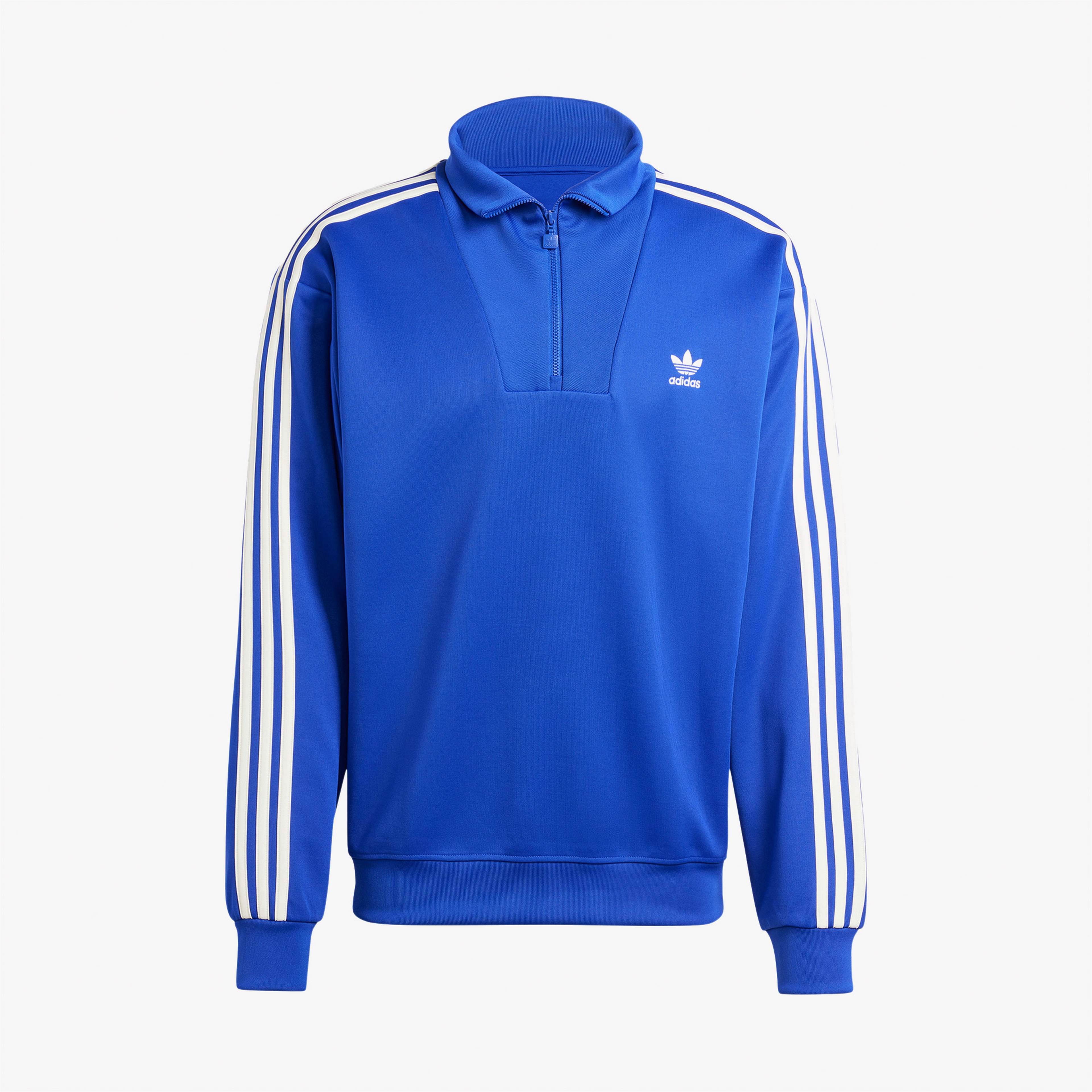adidas Adicolor Funnelneck Tt Erkek Mavi Eşofman Üstü