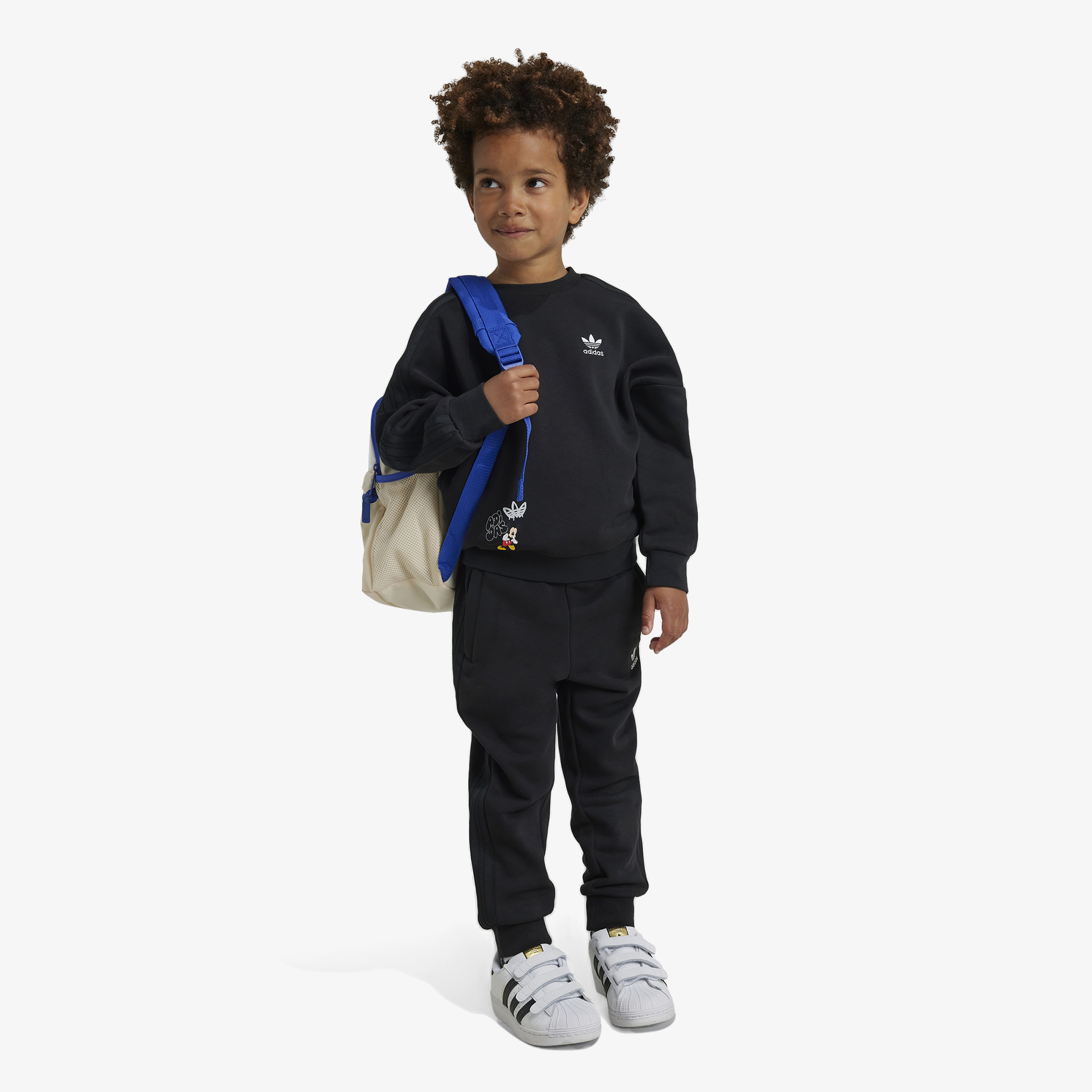 adidas Disney Mickey Mouse Çocuk Siyah Eşofman Takımı