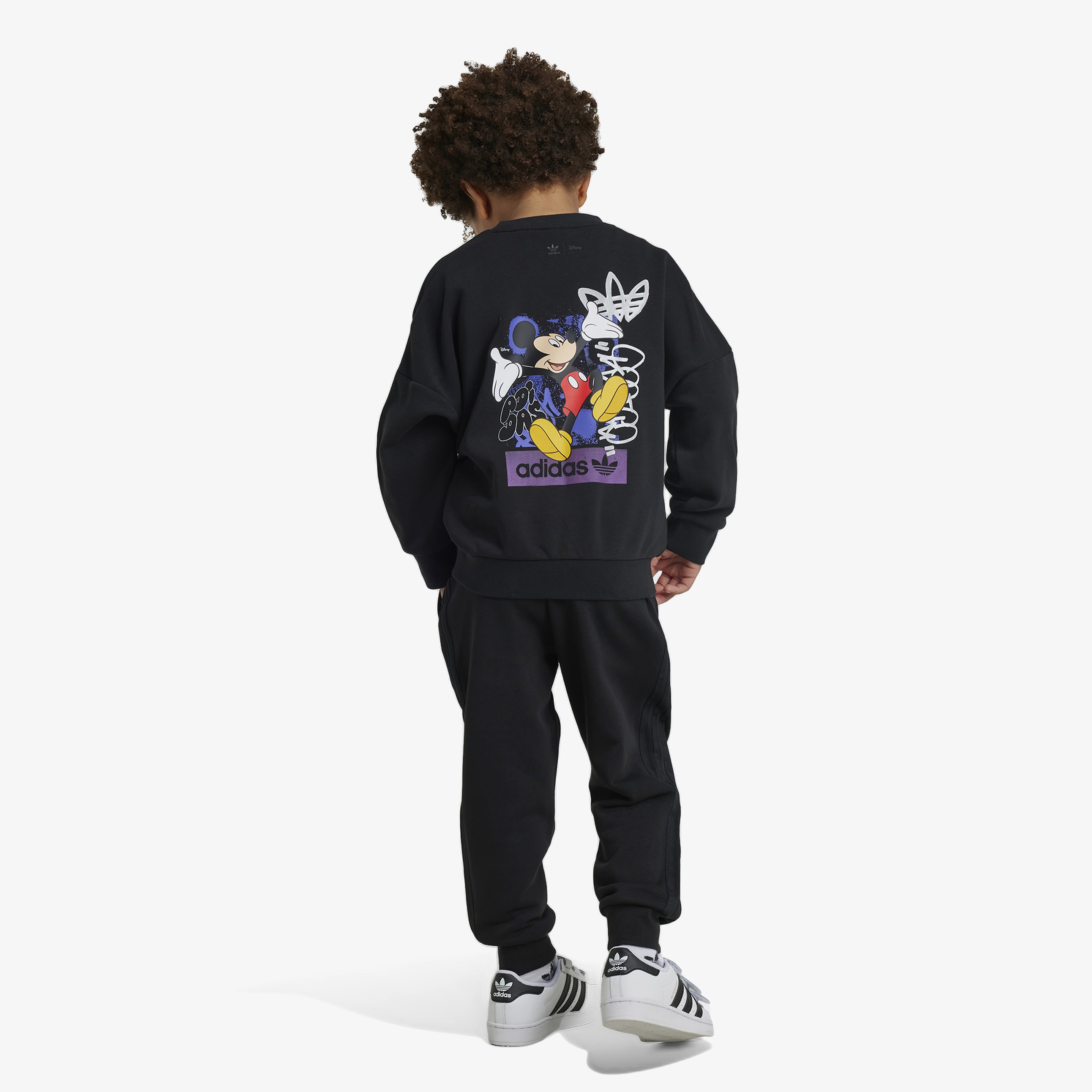 adidas Disney Mickey Mouse Çocuk Siyah Eşofman Takımı