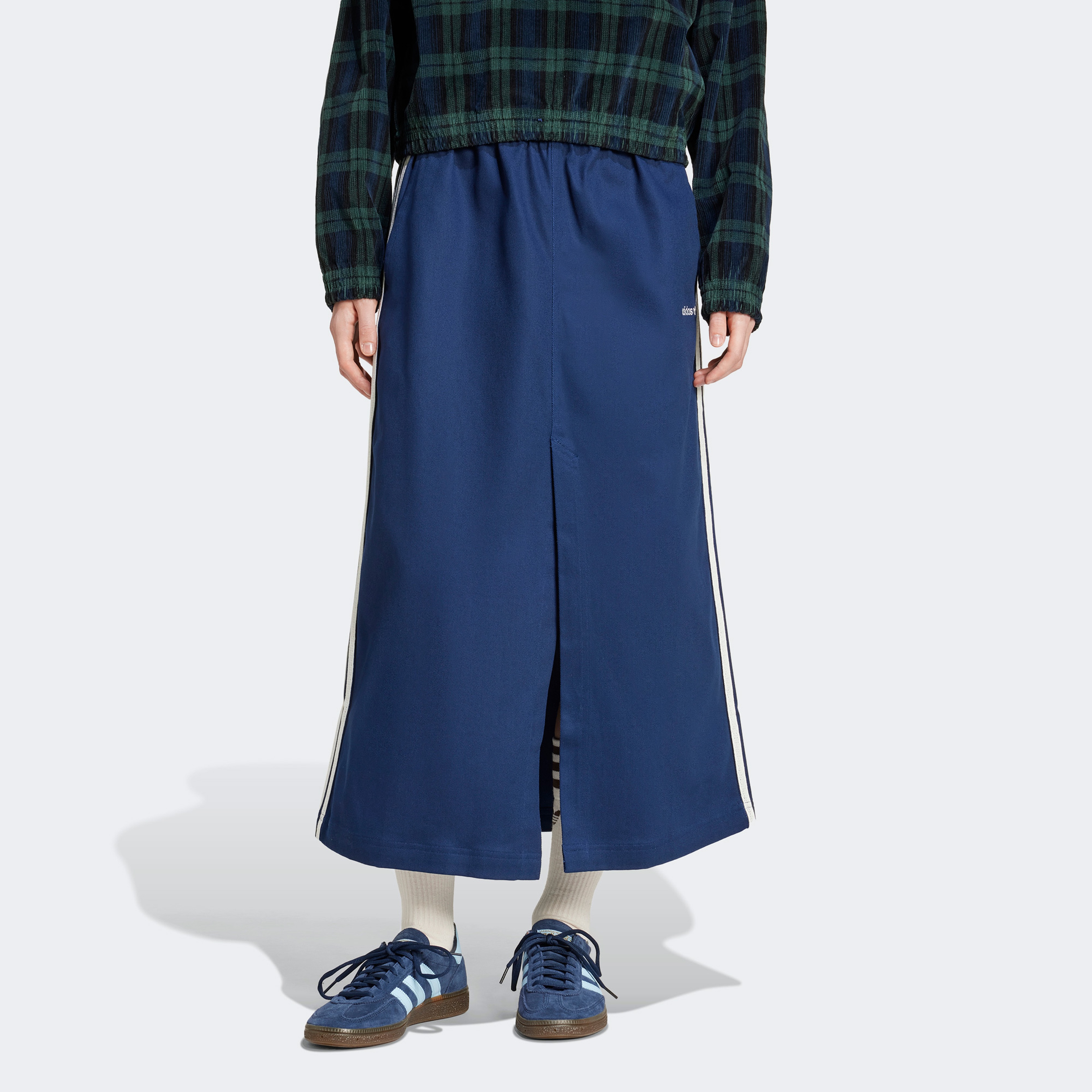 adidas Cotton Twill Midi Skirt Kadın Mavi Etek