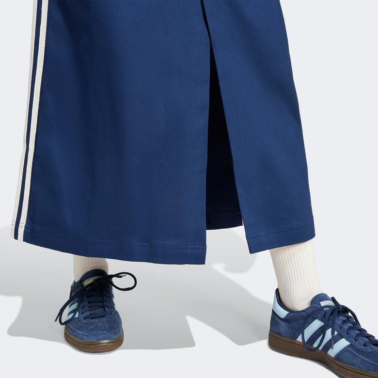 adidas Cotton Twill Midi Skirt Kadın Mavi Etek