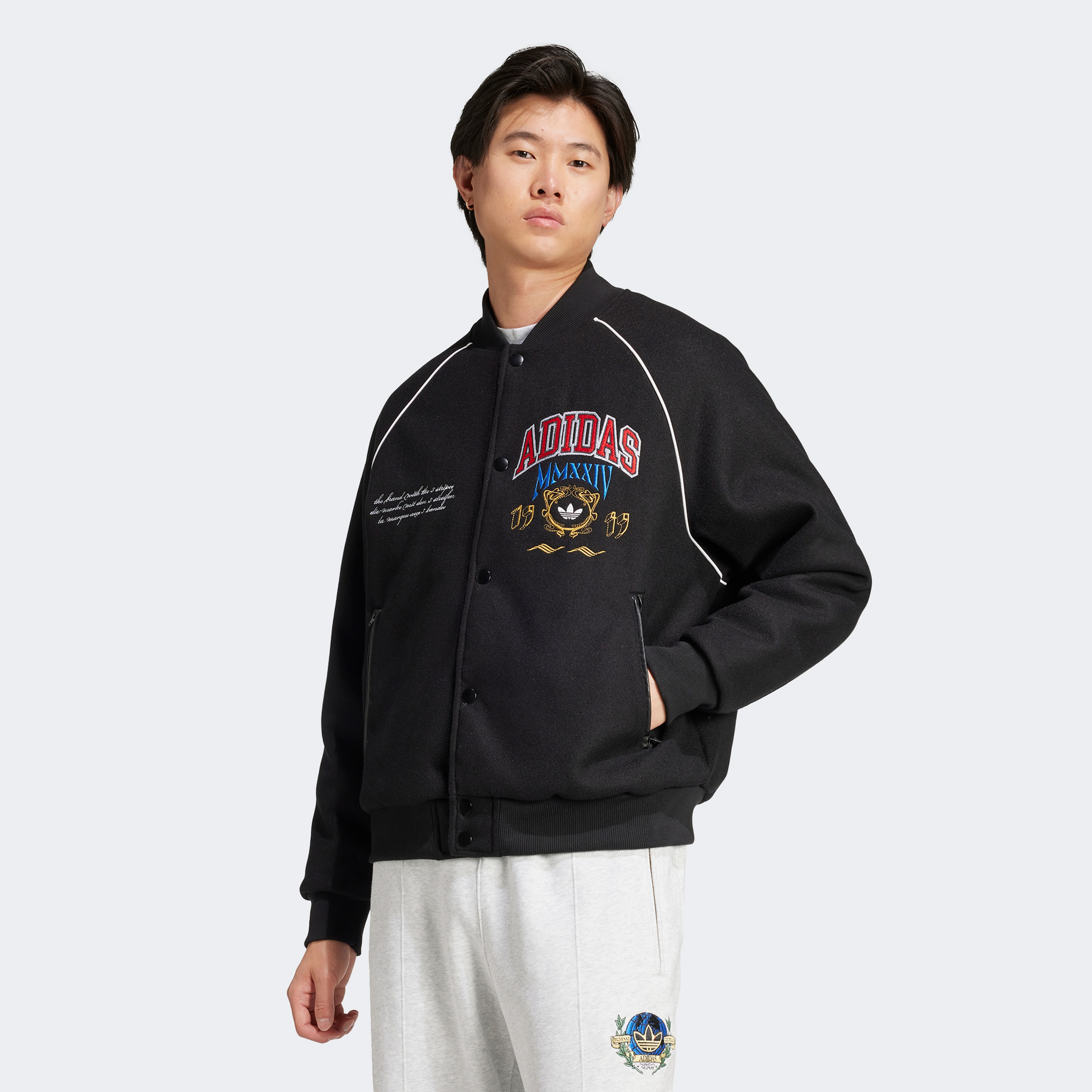 adidas VRCT Erkek Siyah Ceket