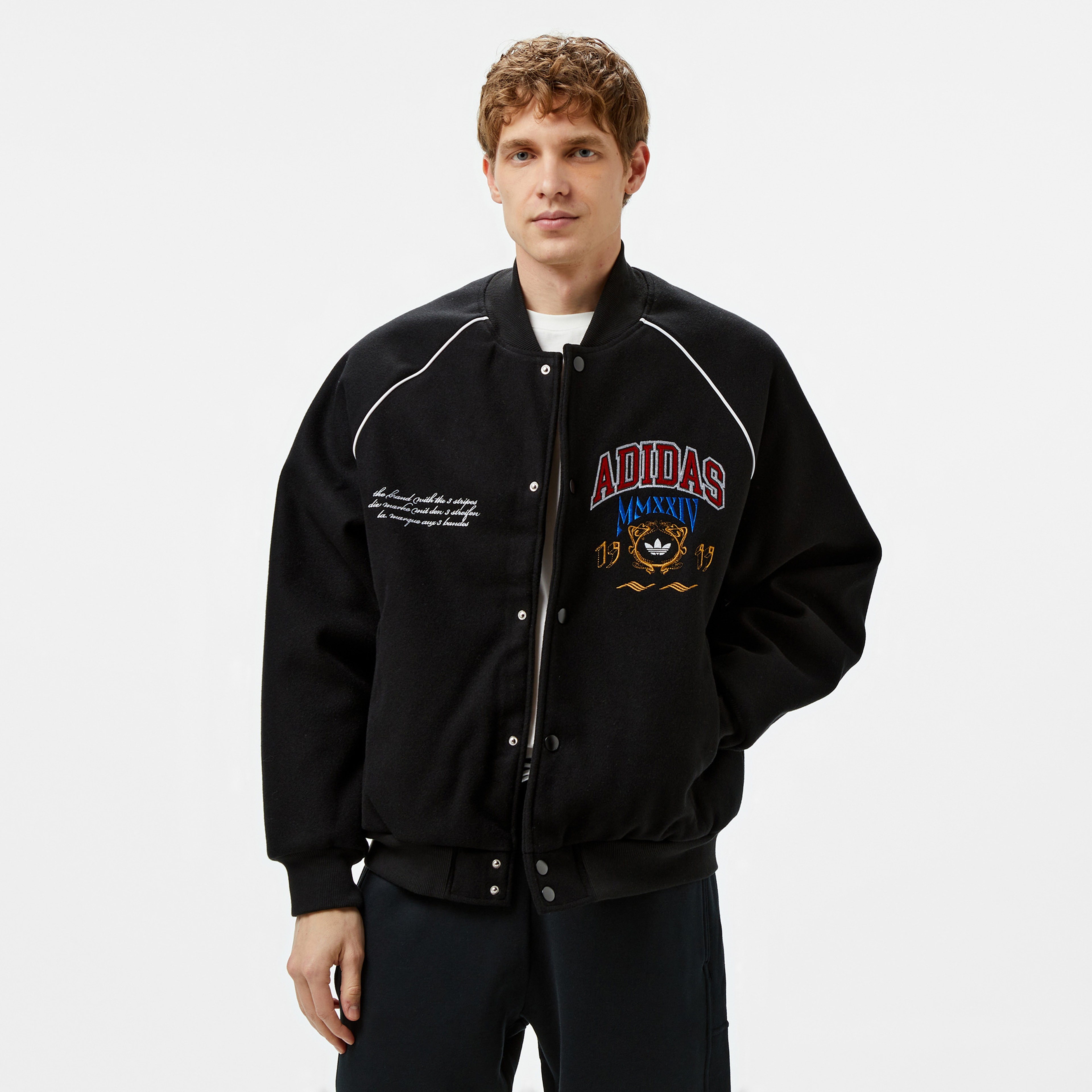 adidas VRCT Erkek Siyah Ceket
