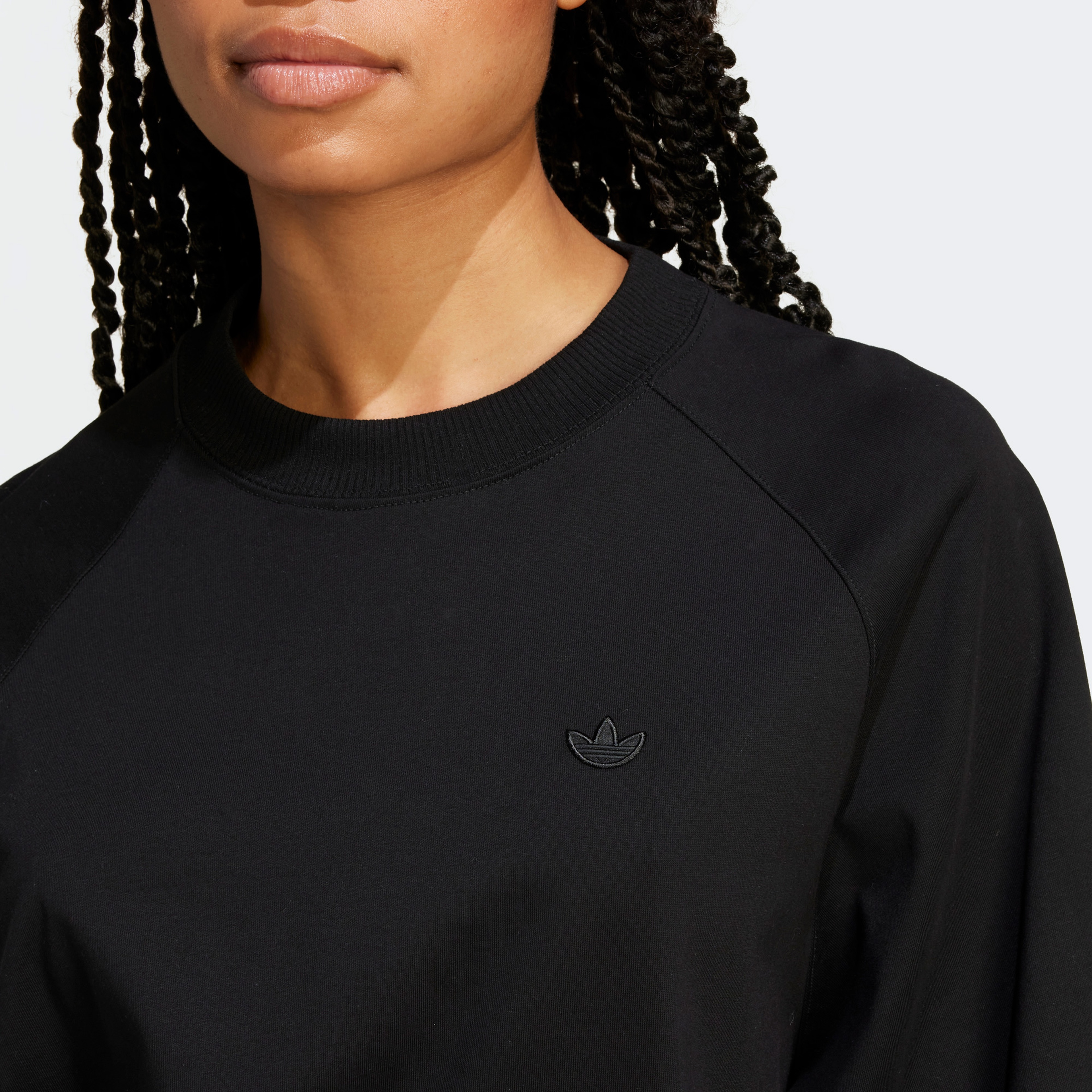 adidas Premium Essentials Oversize Kadın Siyah T-Shirt