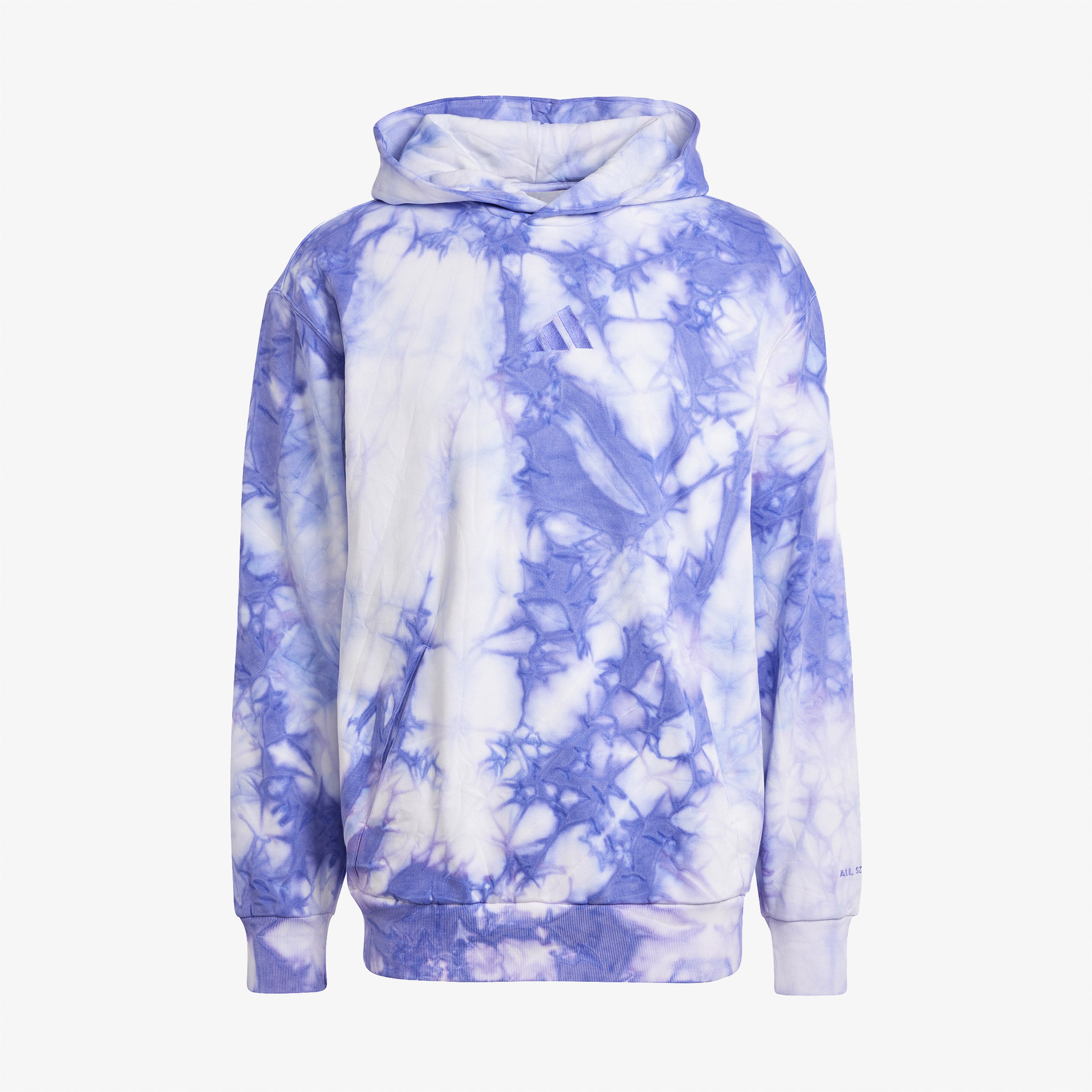 adidas All Szn Fleece Wash Erkek Mavi Hoodie