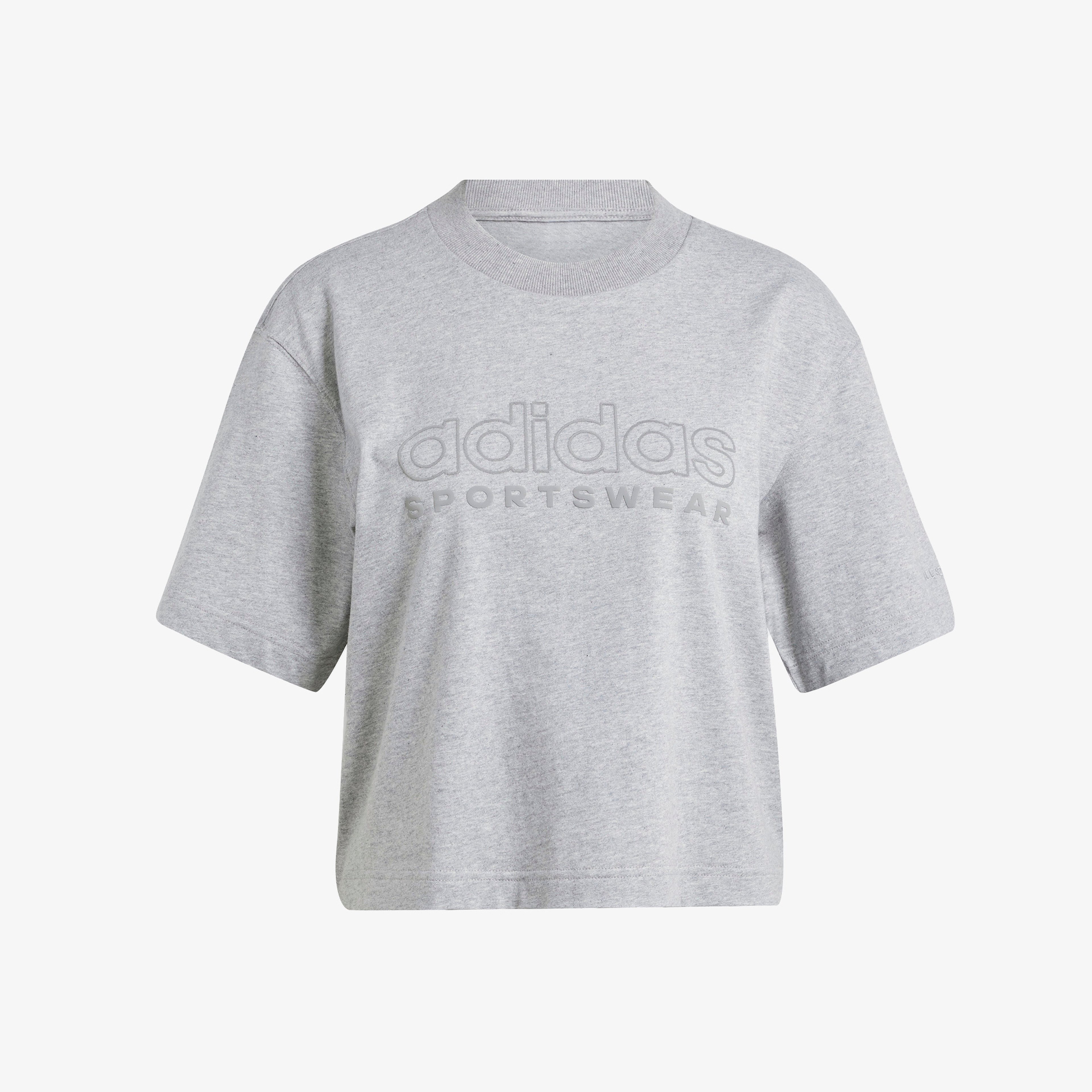 adidas All SZN Graphic Loose Kadın Gri T-Shirt