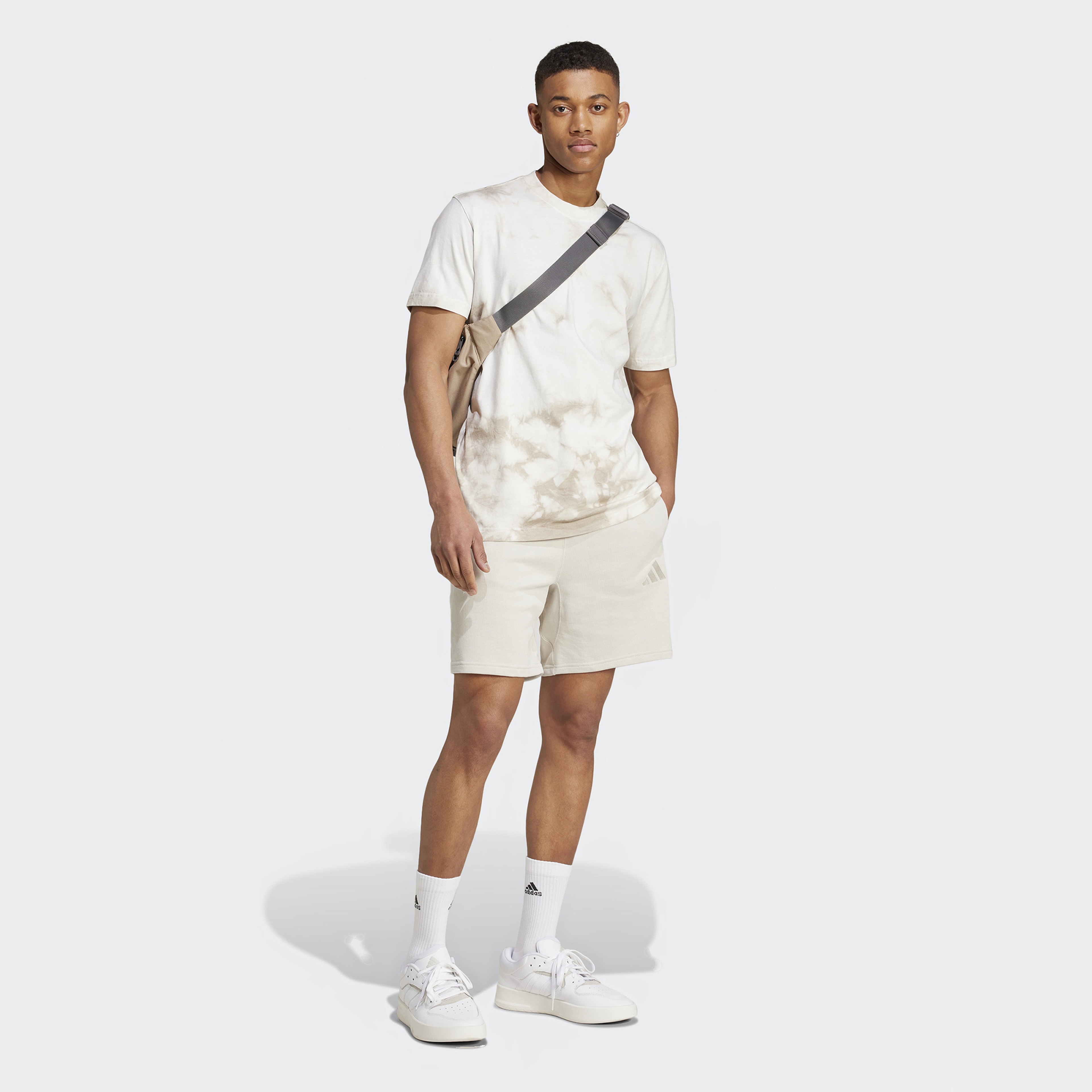 adidas All SZN Wash Erkek Bej T-Shirt