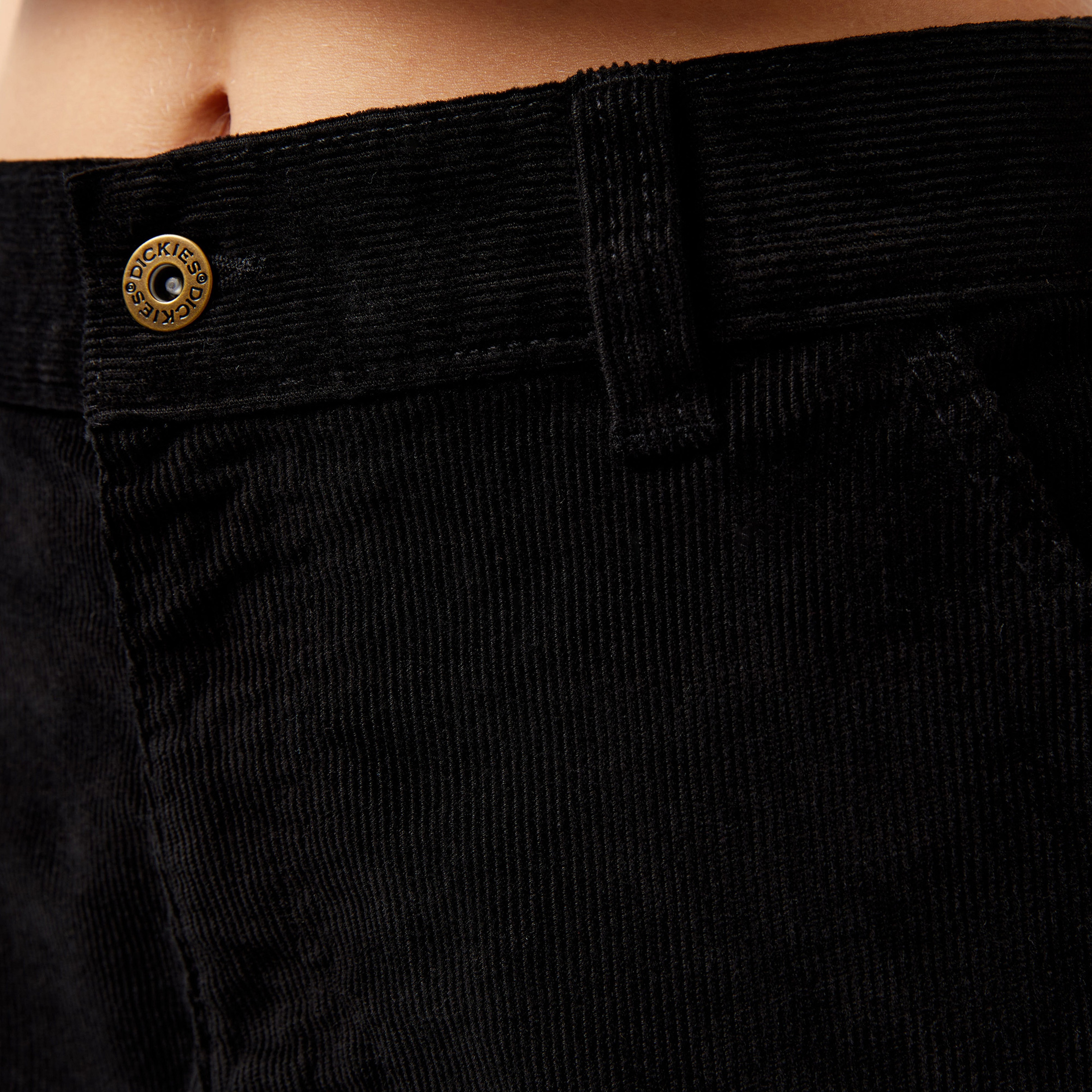 Dickies Corduroy Carpenter W Siyah Kadın Pantolon