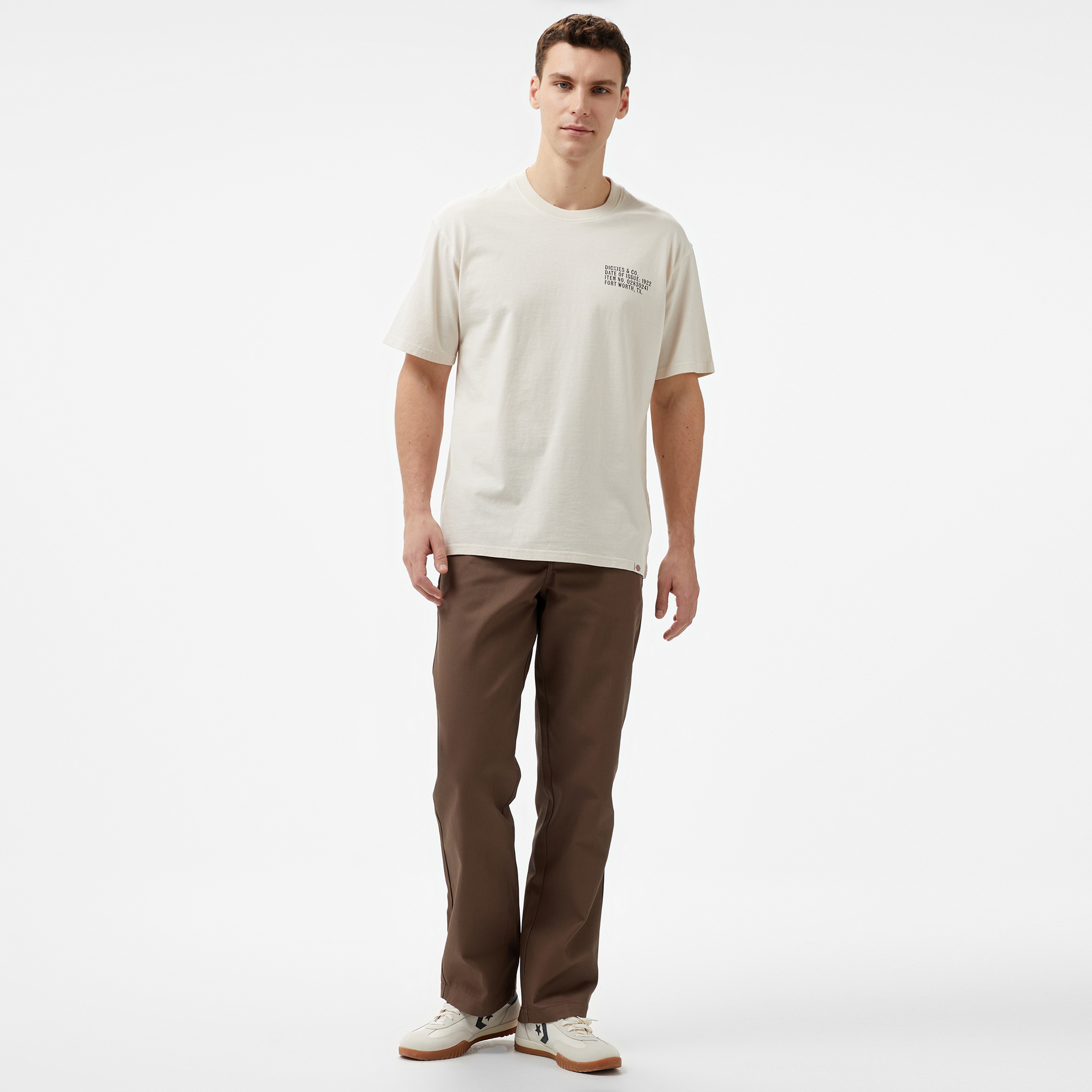 Dickies Stamp Beyaz Erkek T-Shirt