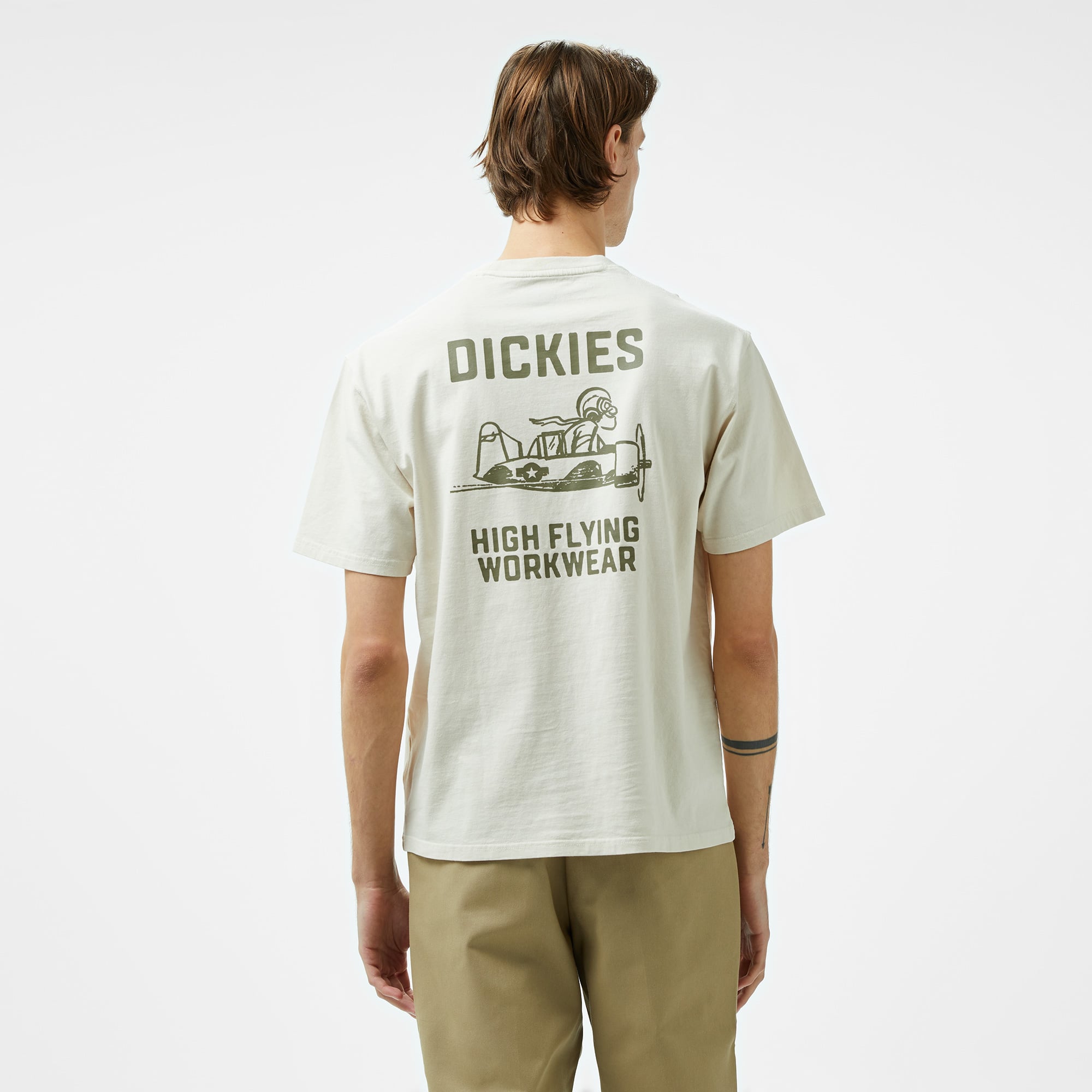 Dickies High Fliyng Workwear Beyaz Erkek T-Shirt