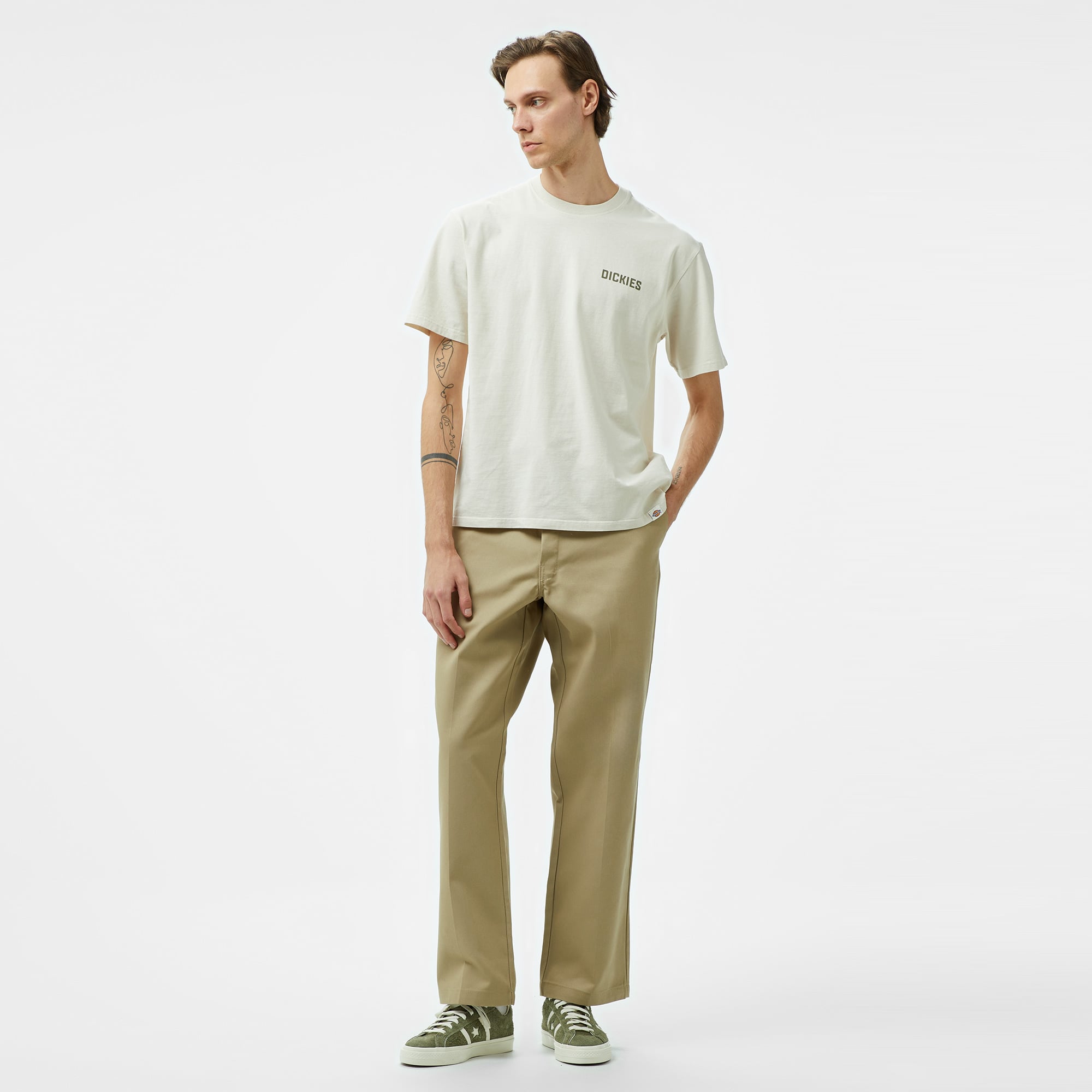 Dickies High Fliyng Workwear Beyaz Erkek T-Shirt