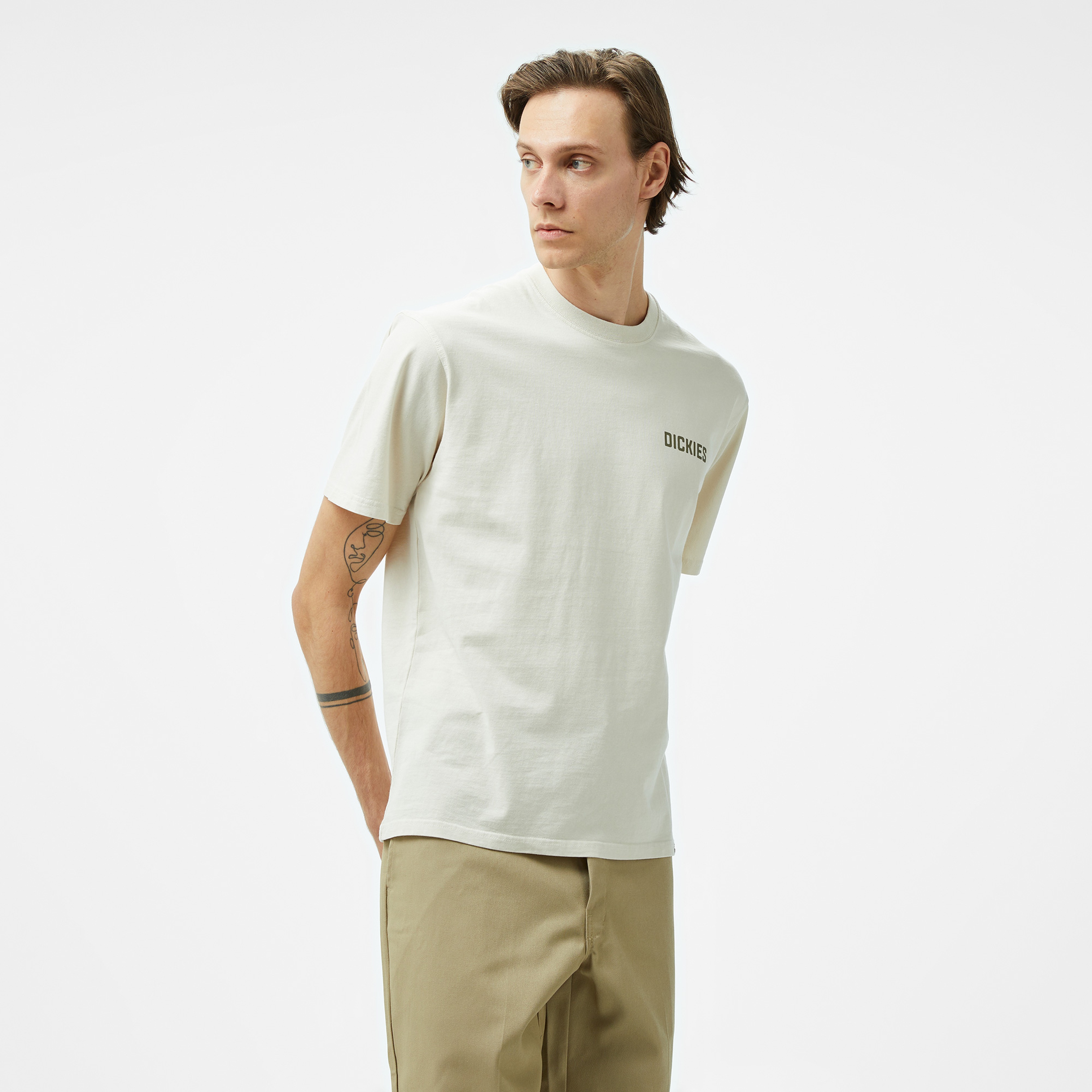Dickies High Fliyng Workwear Beyaz Erkek T-Shirt