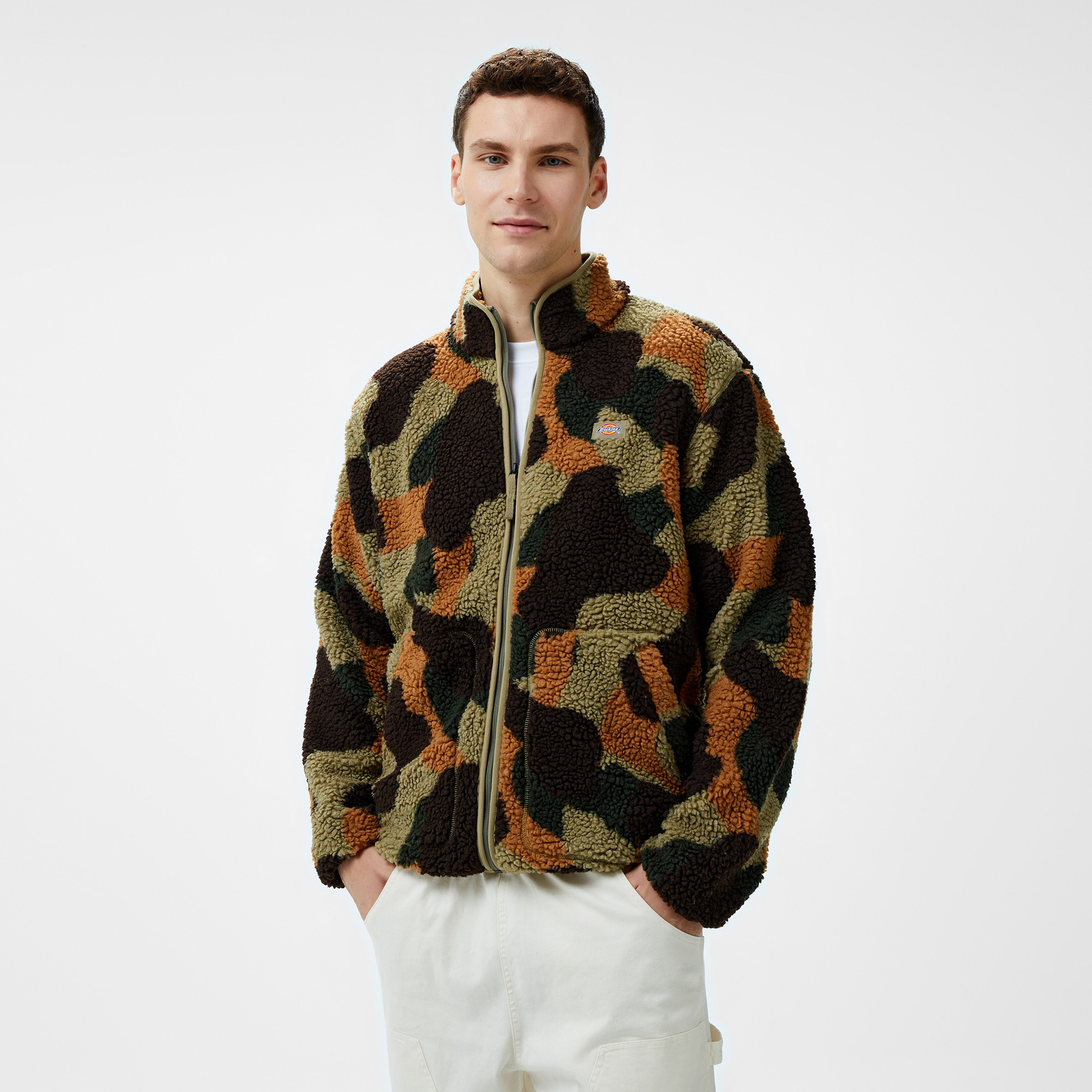 Dickies Mount Hope Camo Erkek Haki Sweatshirt